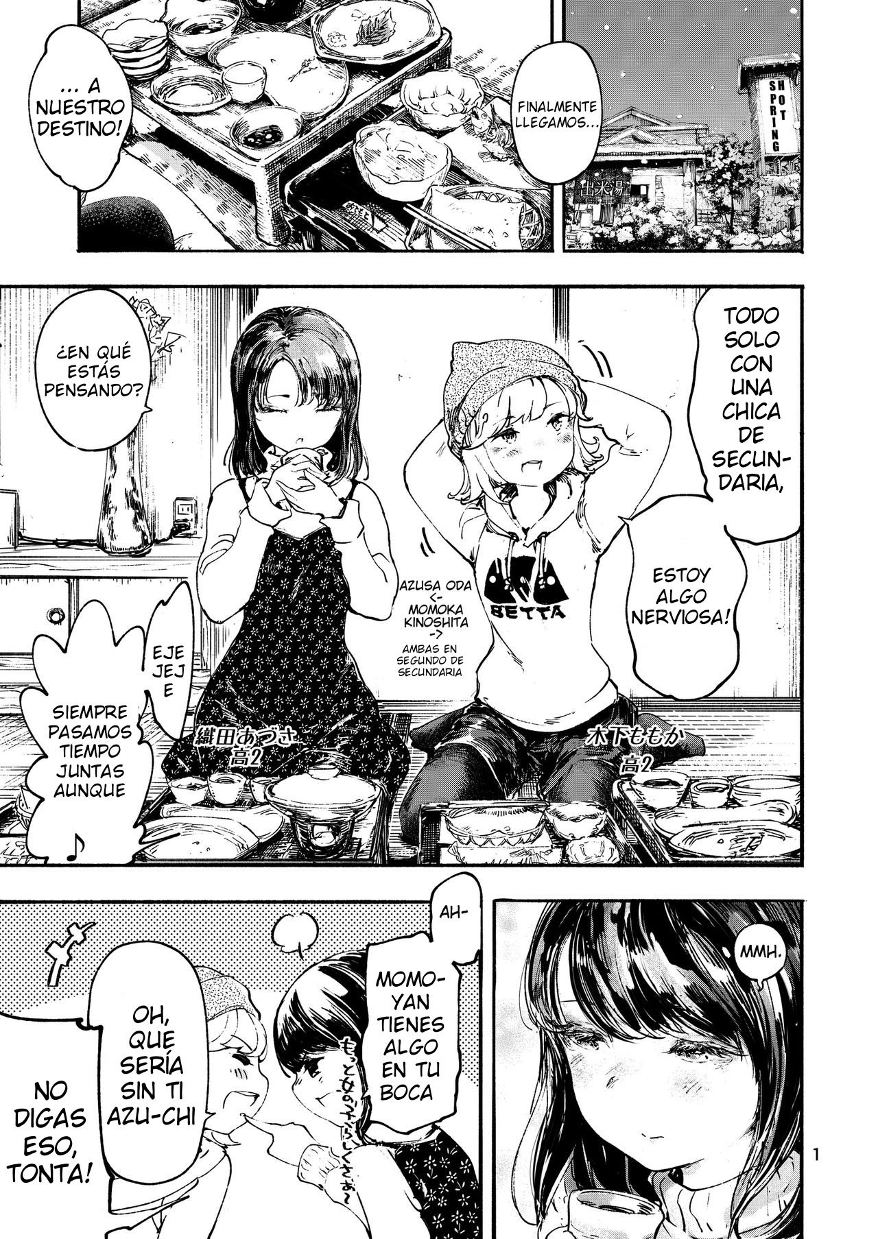 Nakayoshi Oheso Onsen Ryokou | My Friend's Navel Spring Trip page 2 full