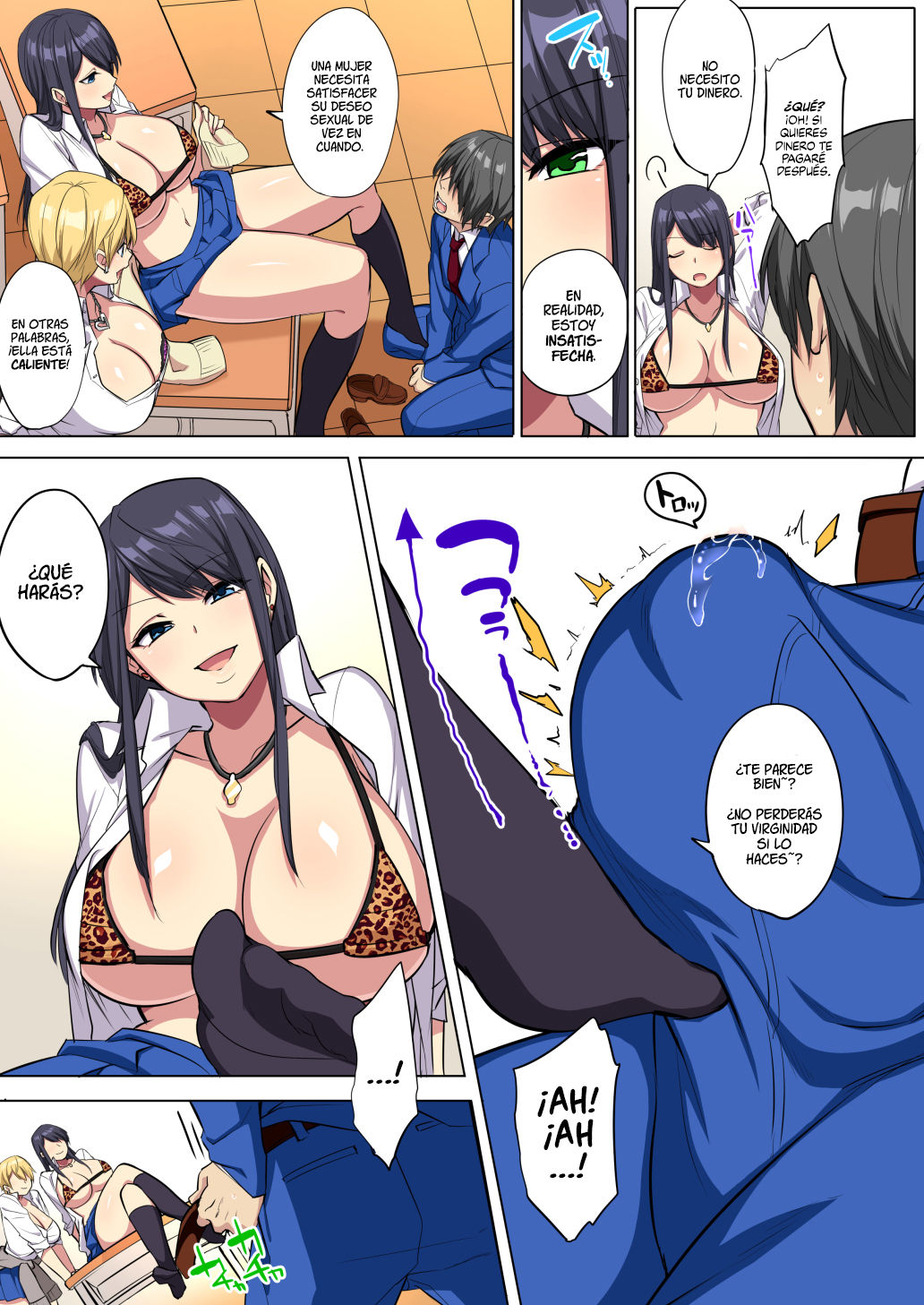 Ore no Dekachin ga Bakunyuu Bitch Gal-tachi ni Sakusei Saremakuru!! | ¡¡Mi  Gran P3#3 es Exprimido por dos Gyarus Putas de Enormes Pechos!! - Page 10 -  Comic Porn XXX