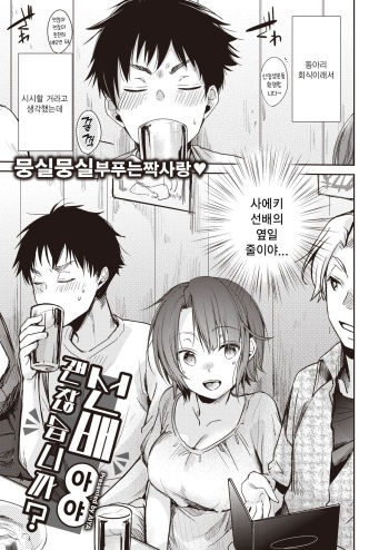 [Aya} Senpai Iindesuka? | 선배 괜찮습니까? (COMIC Kairakuten 2020-08) [Korean] [Digital] cover