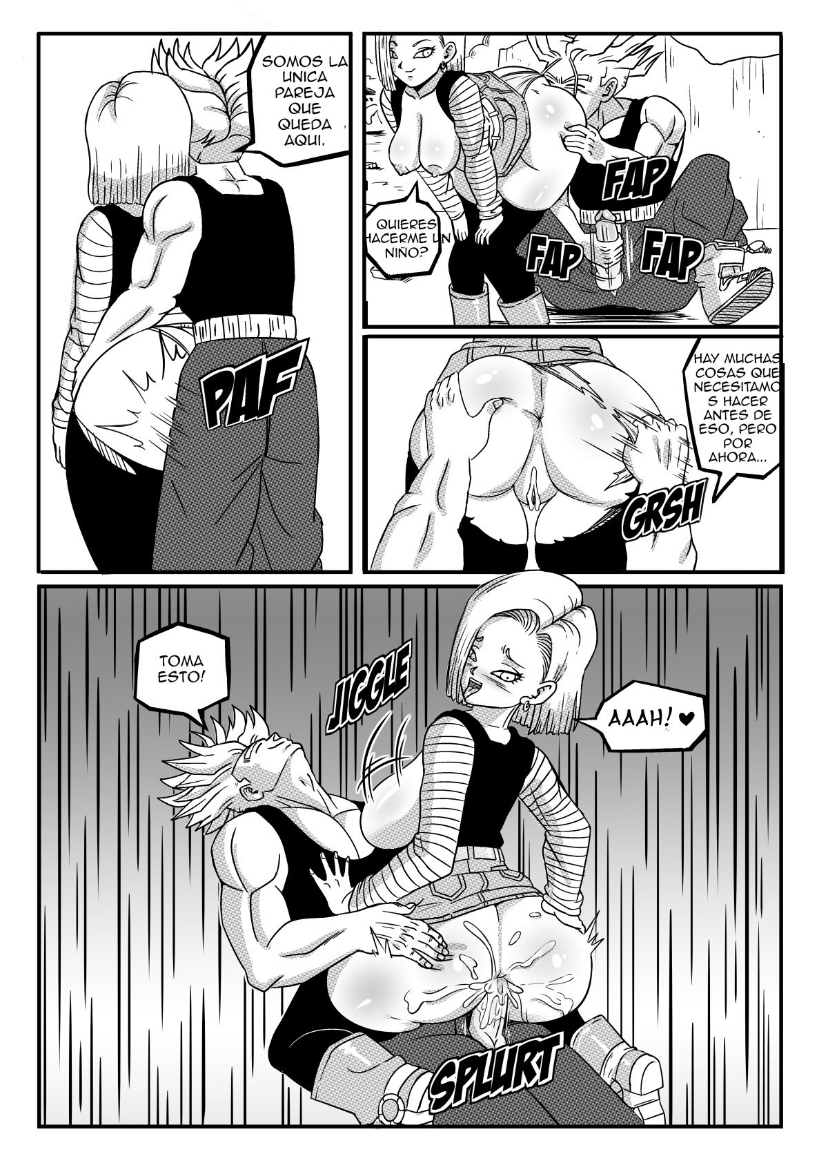 Android 18 Stays in the Future page 11 full