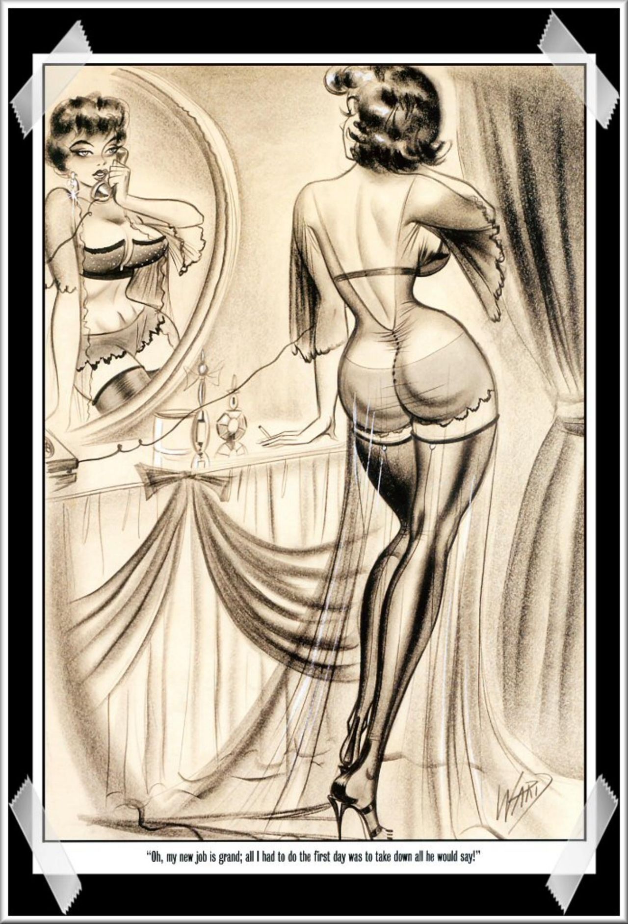 Bill Ward, Alex Chun - The Glamour Girls of Bill Ward - Fantagraphics Books page 12 full