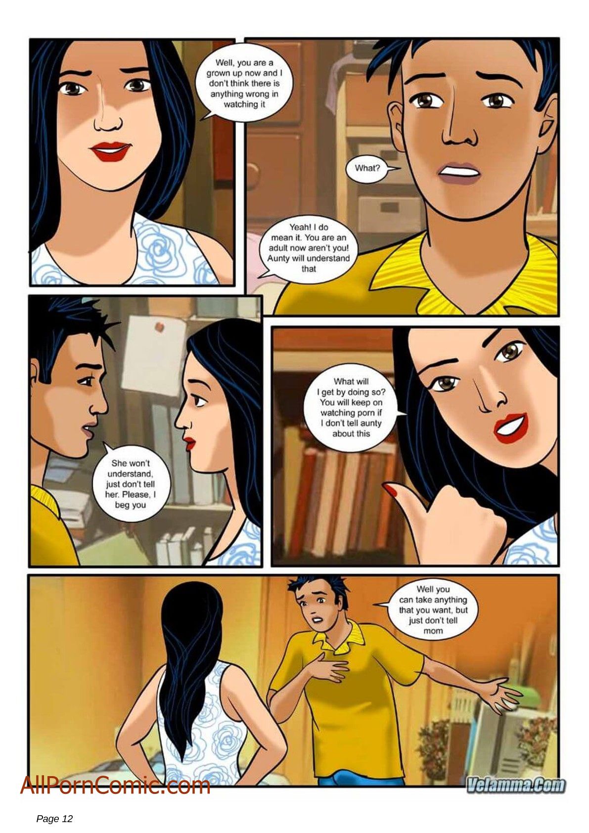 Velamma #7 page 12 full
