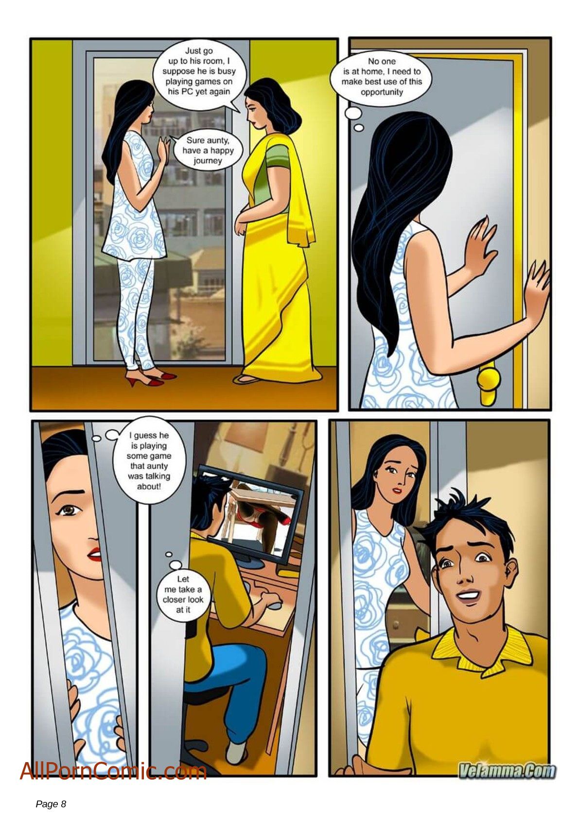 Velamma #7 page 8 full