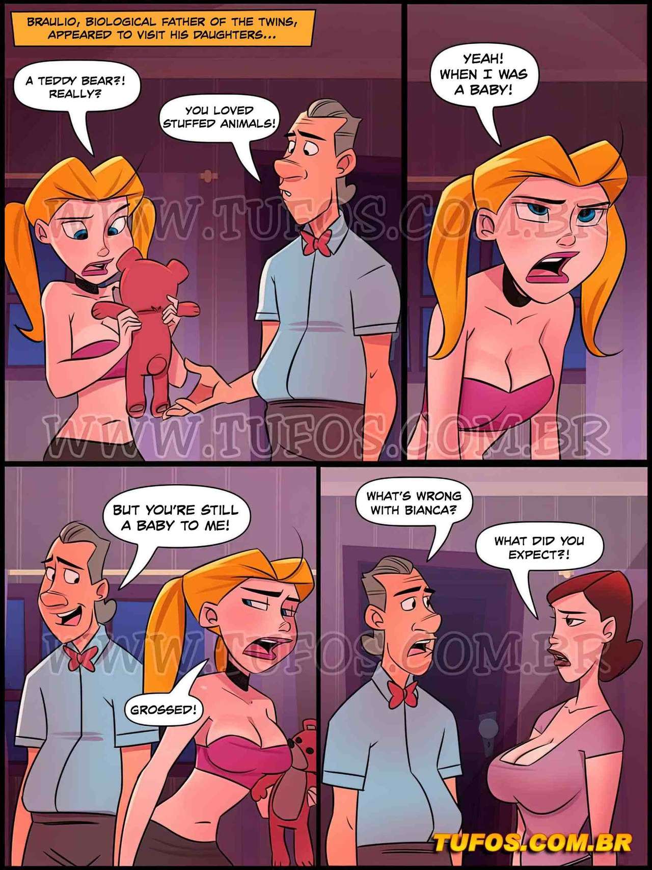 Familia Suruba 14 – Dad Is “On” – Tufos - english page 2 full