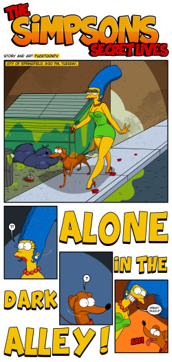 Simpsons Dog Porn - The Simpsons SECRET LIVES - Comic Porn XXX
