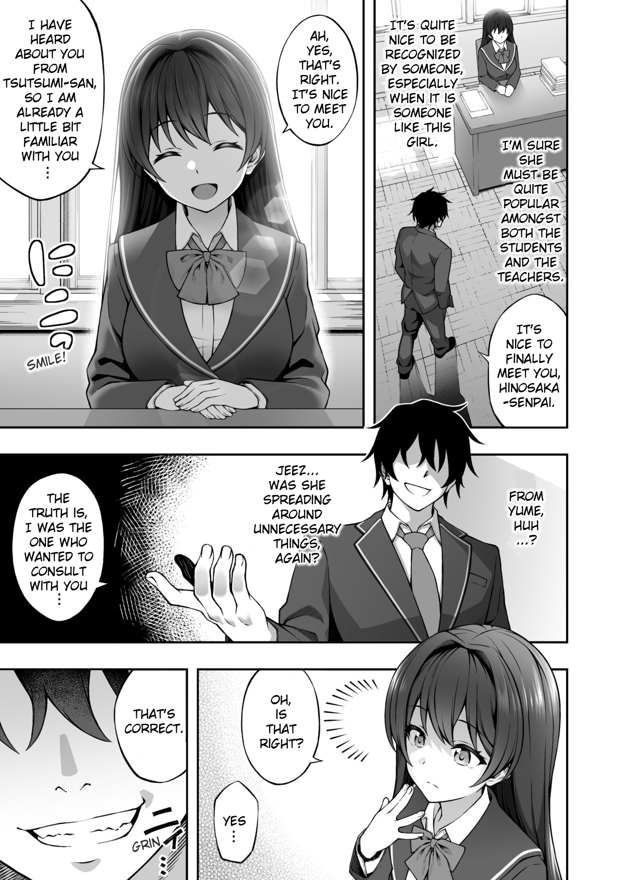 Saiminjutsu de Majime na Seitokaichou o Te ni Ireta Ore | Thanks to Hypnotism, I Had the Serious-Looking Student Council President in the Palm of My Hands page 8 full
