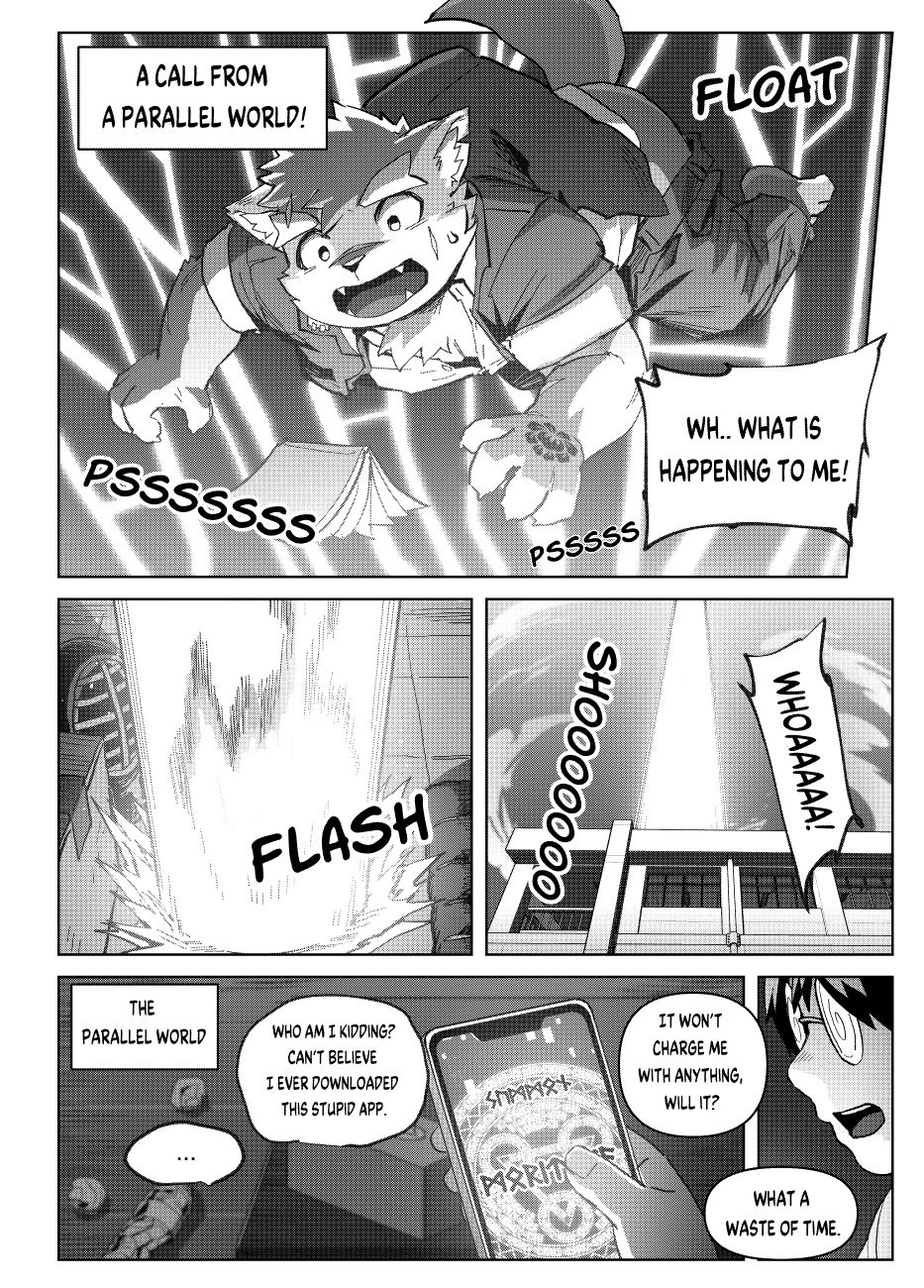 Moritaka was forcibly Summoned by Summoning App, Wait He's in Heat? page 5 full