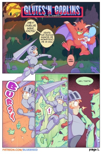 [BlueBreed] Glutes'N Goblins [Spanish] cover