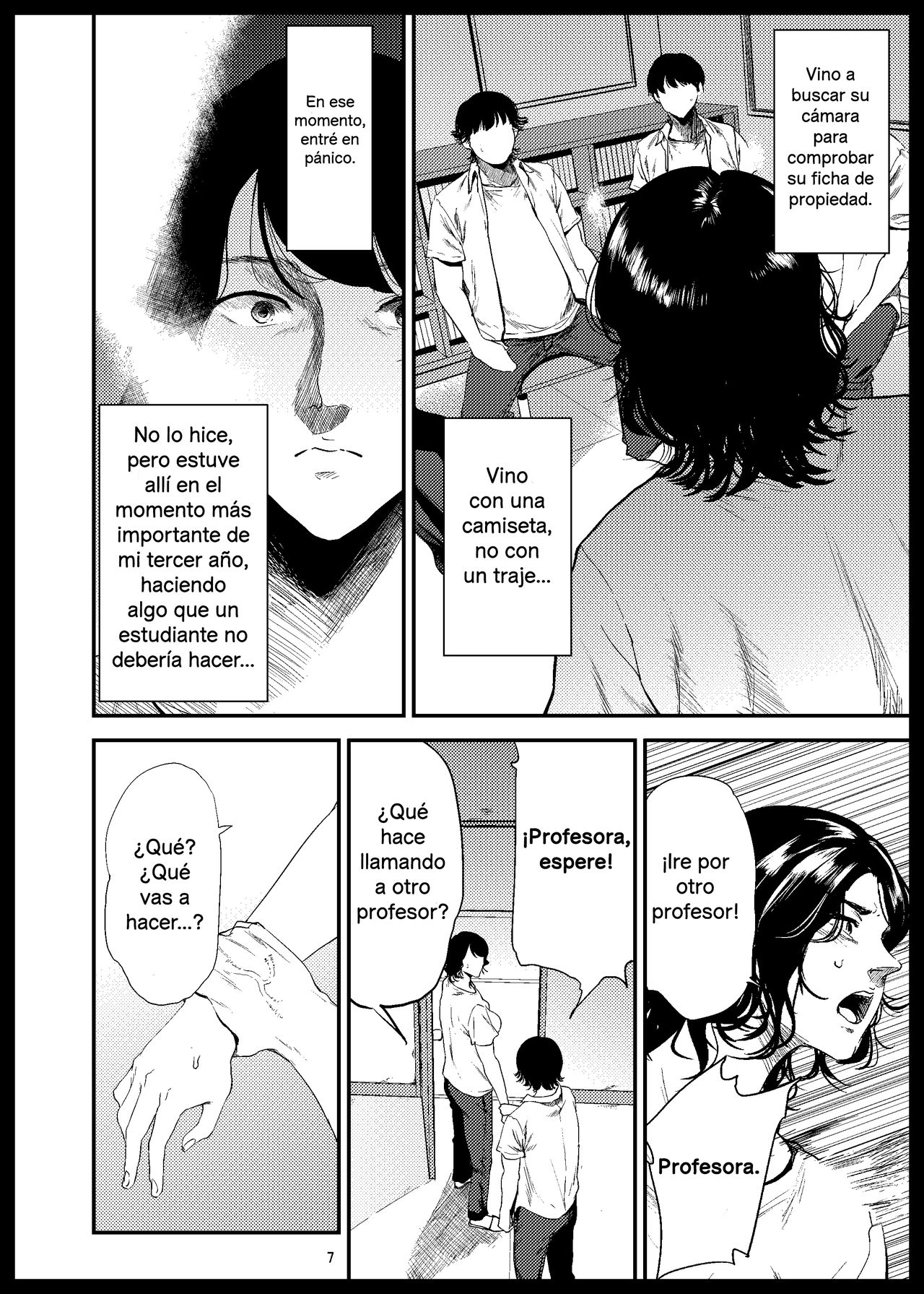 Sukoshi Ki no Tsuyoi Rika no Sensei ga Seito ni Moteasobareru H na Hon | Una profesora de ciencias de mente fuerte es objeto de burlas por parte de sus alumnos en un libro H page 7 full