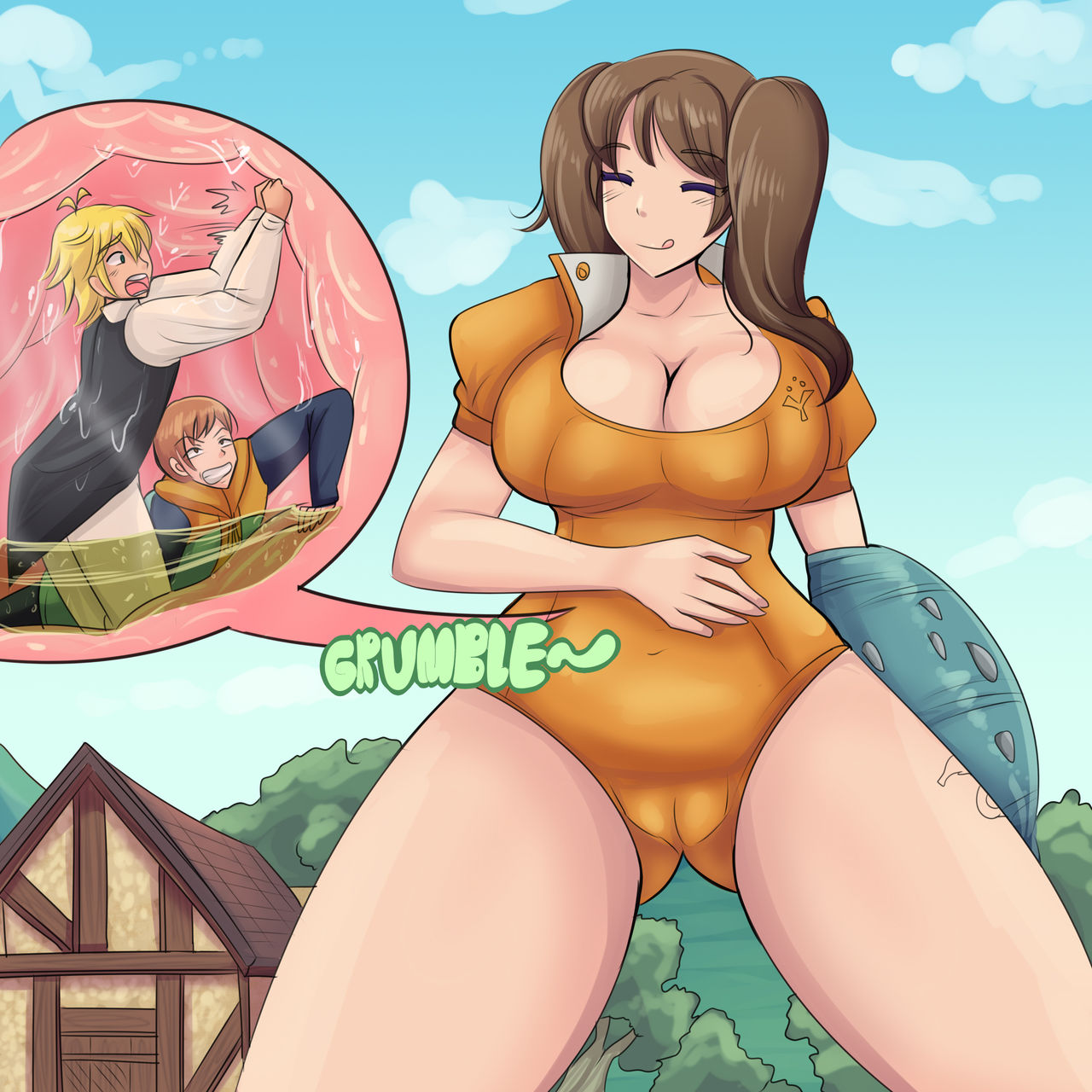 Giantess Diane page 10 full