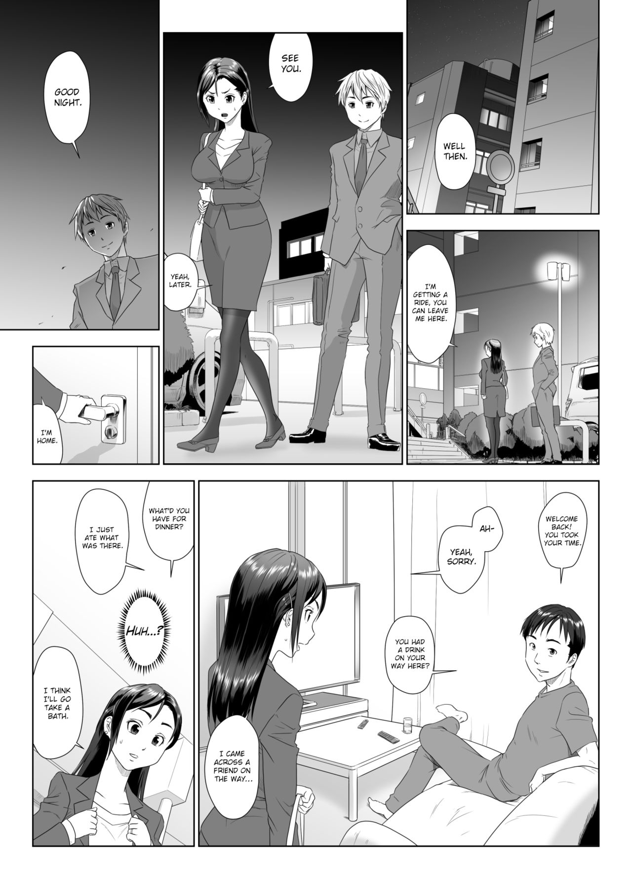 Taninbou ni Aegu Tsuma 1 | A Wife Moaning To Another Man's Cock 1 page 12 full