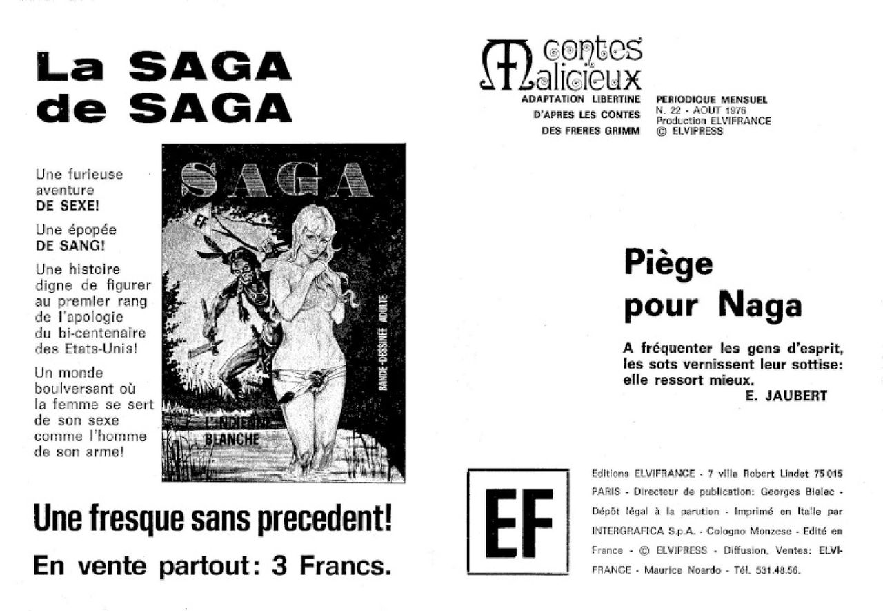 Contes malicieux - T22 - Piége pour Naga page 2 full