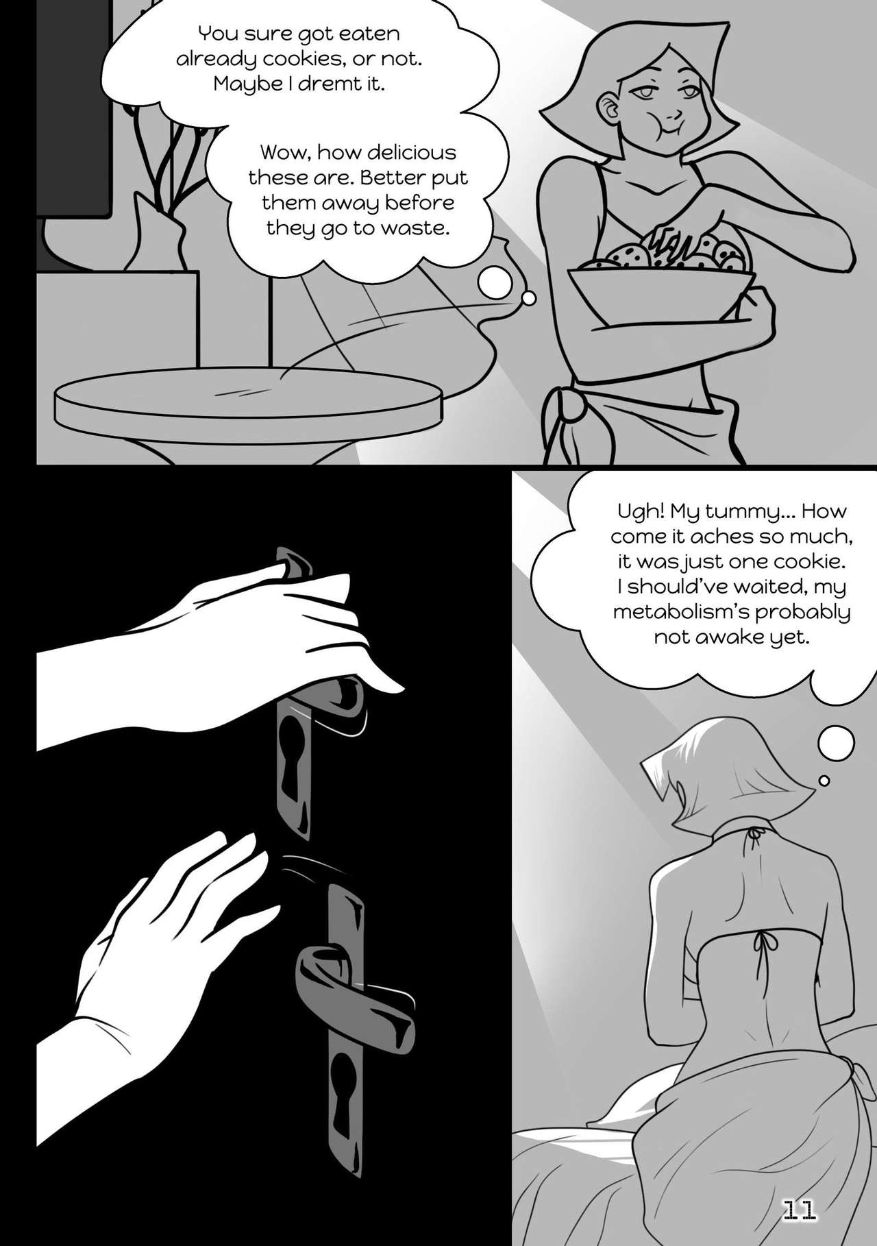 Clover weight gain comic page 11 full