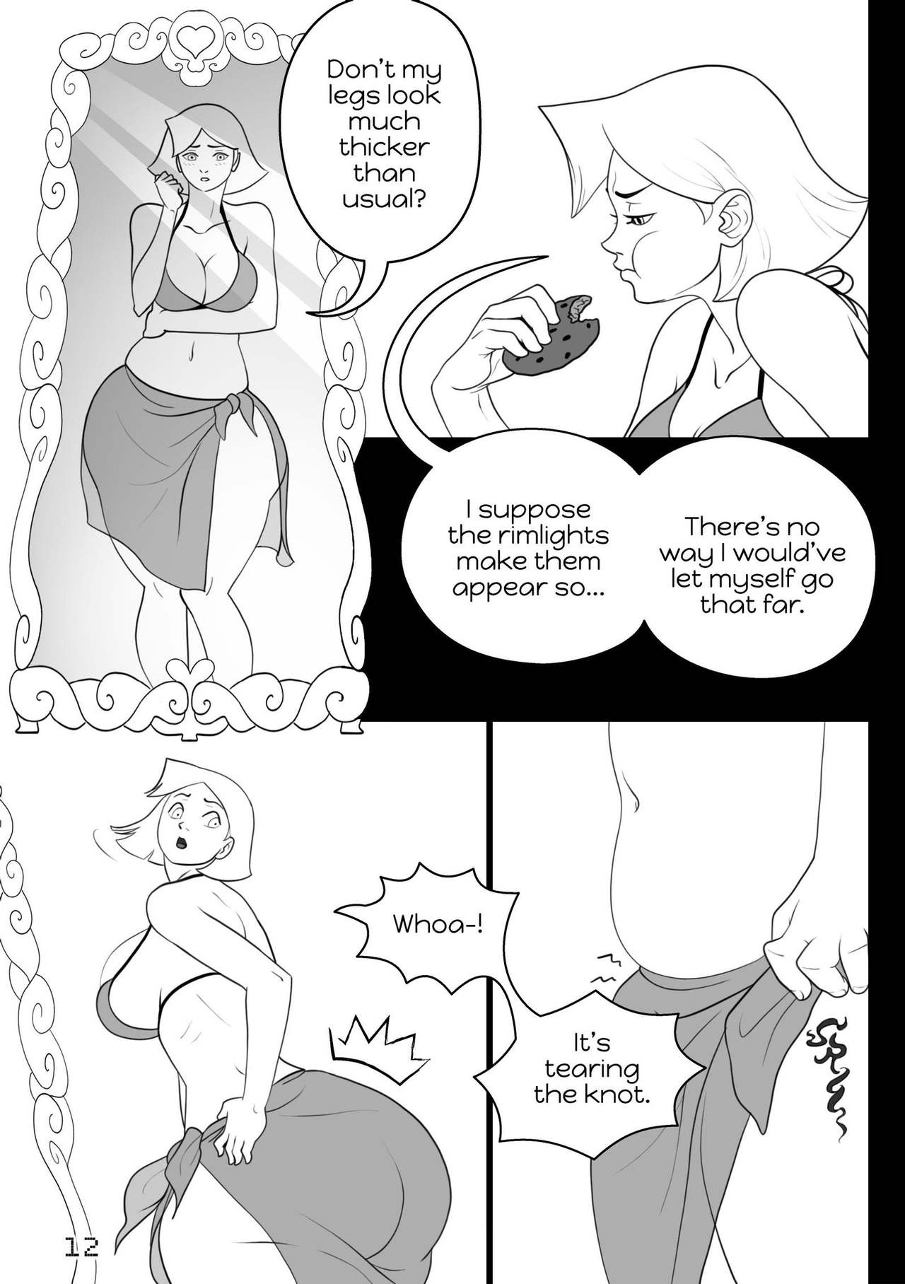 Clover weight gain comic page 12 full