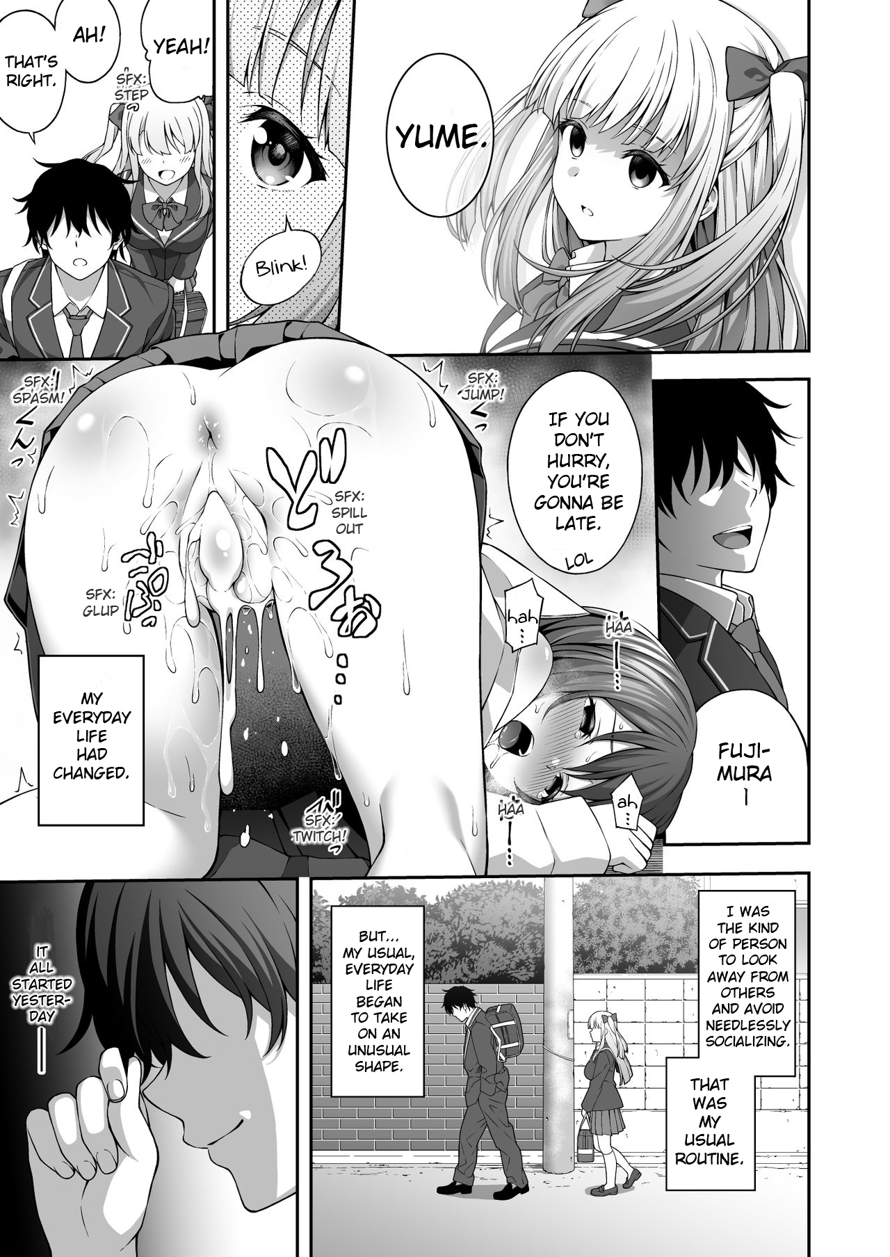 Saiminjutsu de Kyonyuu Osananajimi JK o Te ni Ireta Ore | Thanks to Hypnotism, I had my Huge-Breasted Highschooler Childhood Best Friend in the Palm of my Hands page 6 full
