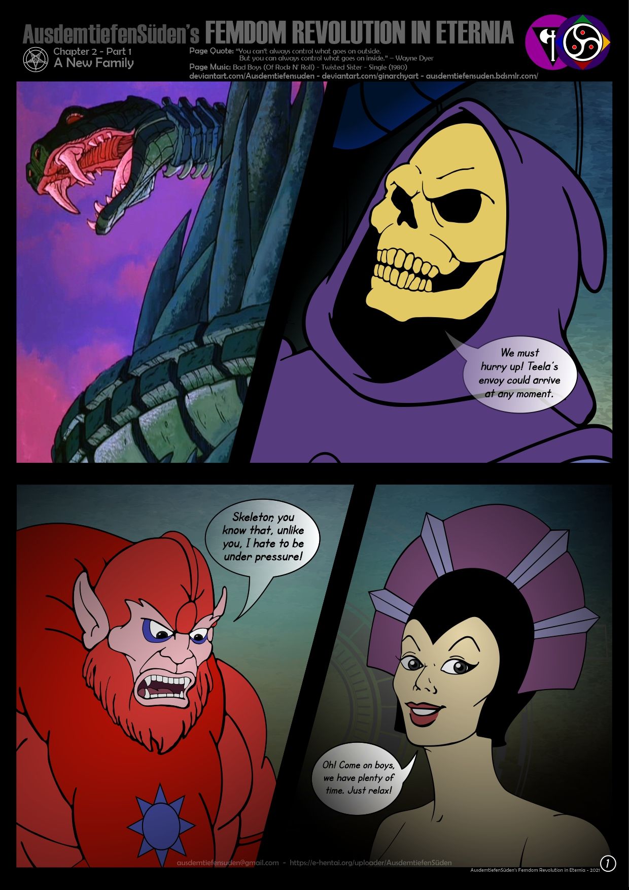 Femdom Revolution in Eternia - Chapter 2 Part 1 page 1 full