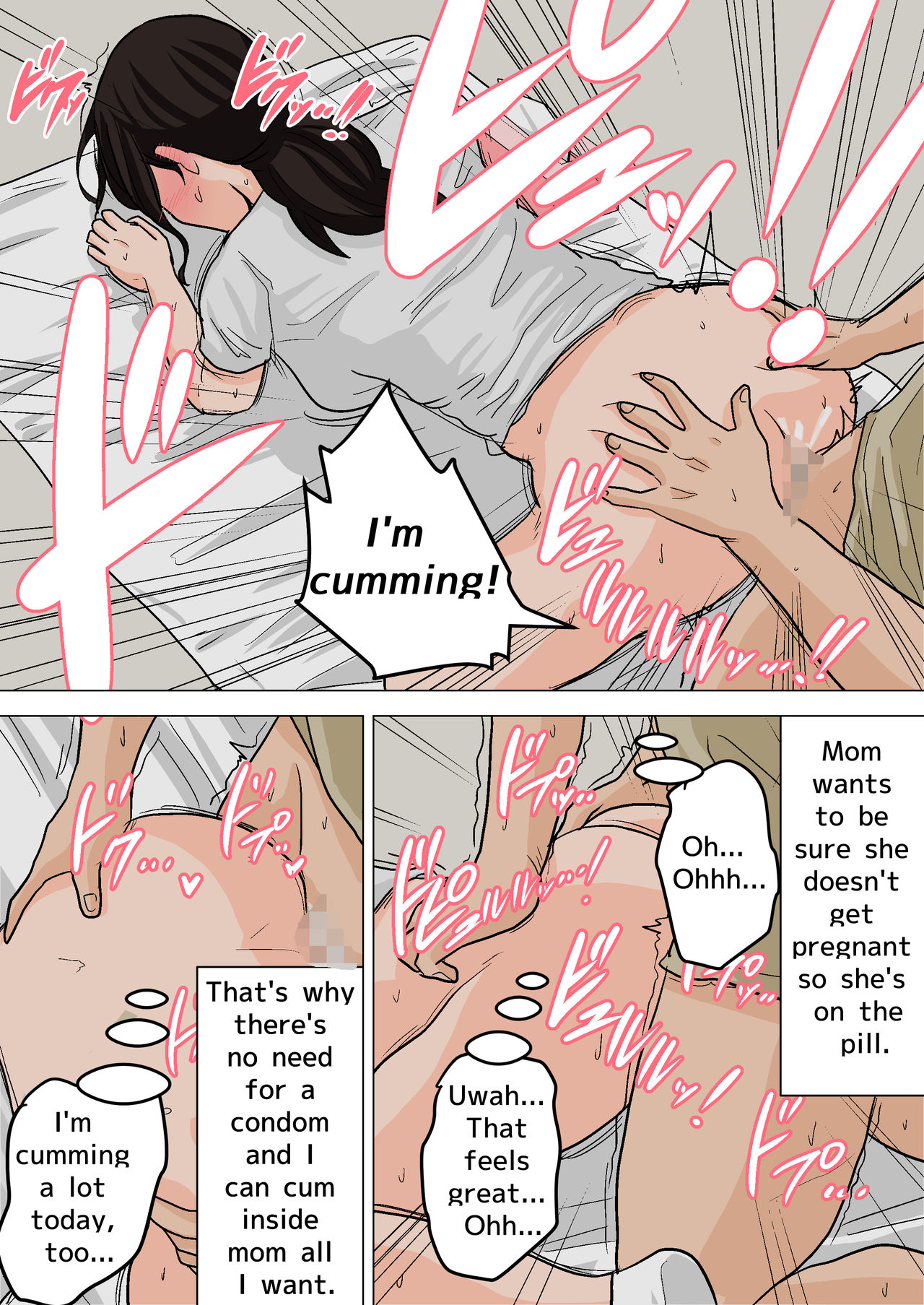 Mainichi Okaa-san de Seiyoku Shori! ~Haha no Jimuteki Sex wa Nakadashi Houdai | Relieving My Sex Drive with Mom Every Day! page 11 full