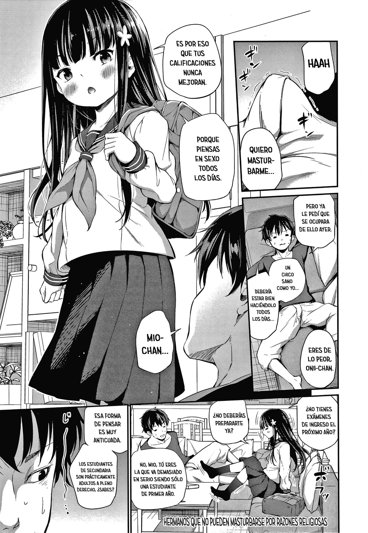 Shuukyoujou no Riyuu de Onanie Dekinai Kyoudai | Siblings Who Can't Masturbate For Religious Reasons page 2 full
