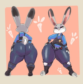 [Kiseff] Judy's Fat Butt (Zootopia) cover