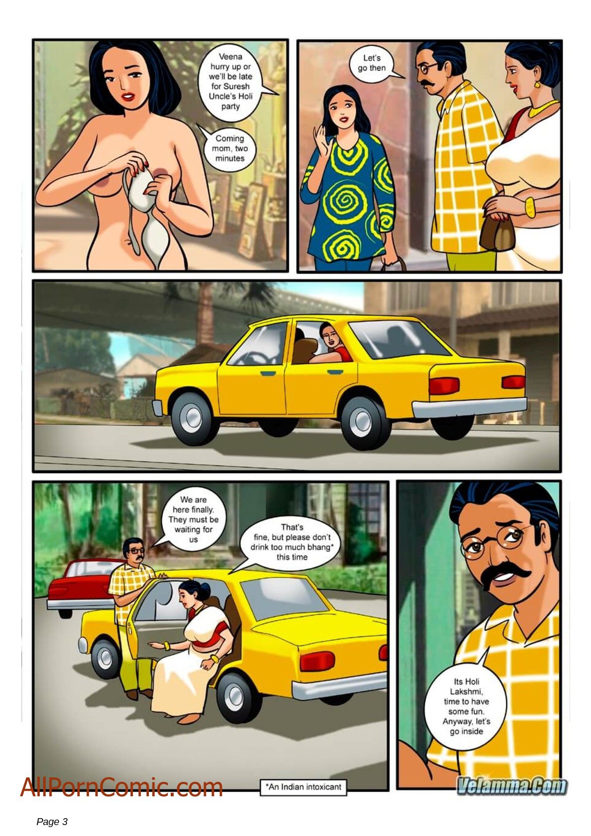 Velamma #8 page 3 full