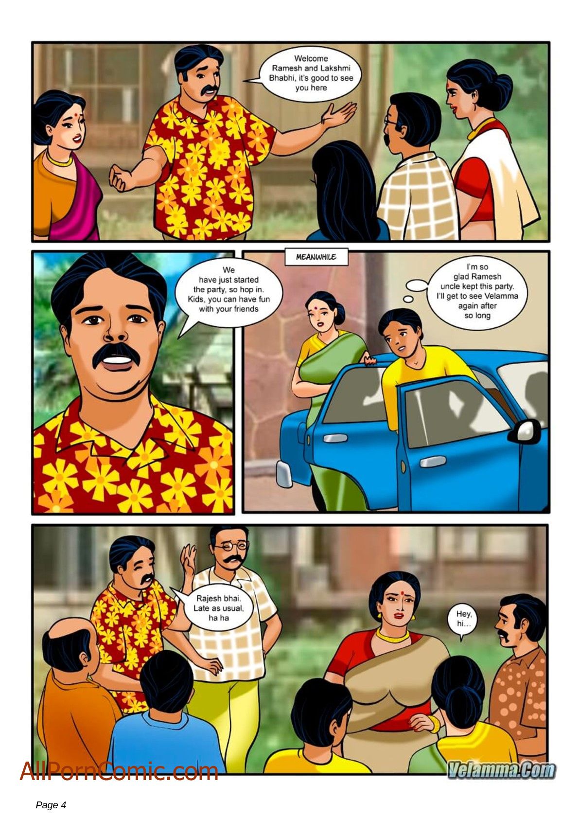 Velamma #8 page 4 full