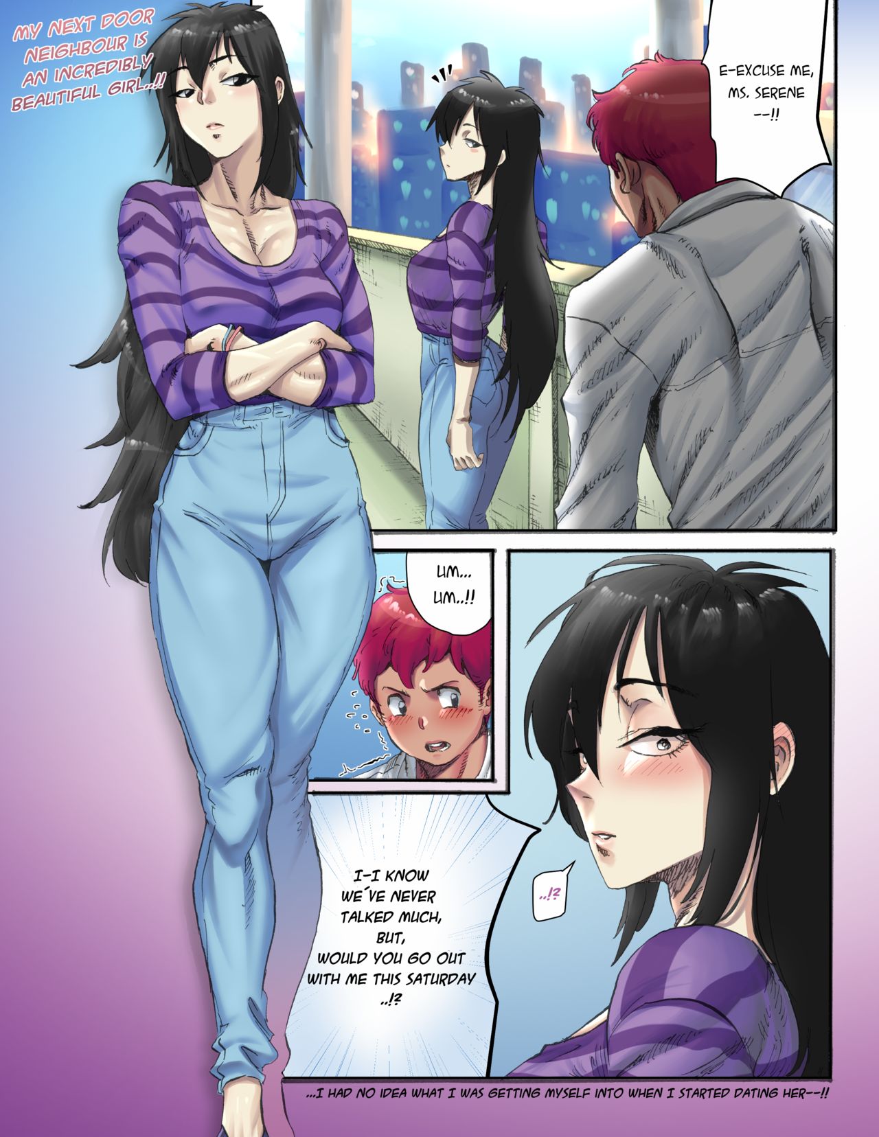Halloween Special: My Next Door Neighbor is a Beautiful Vampire page 1 full