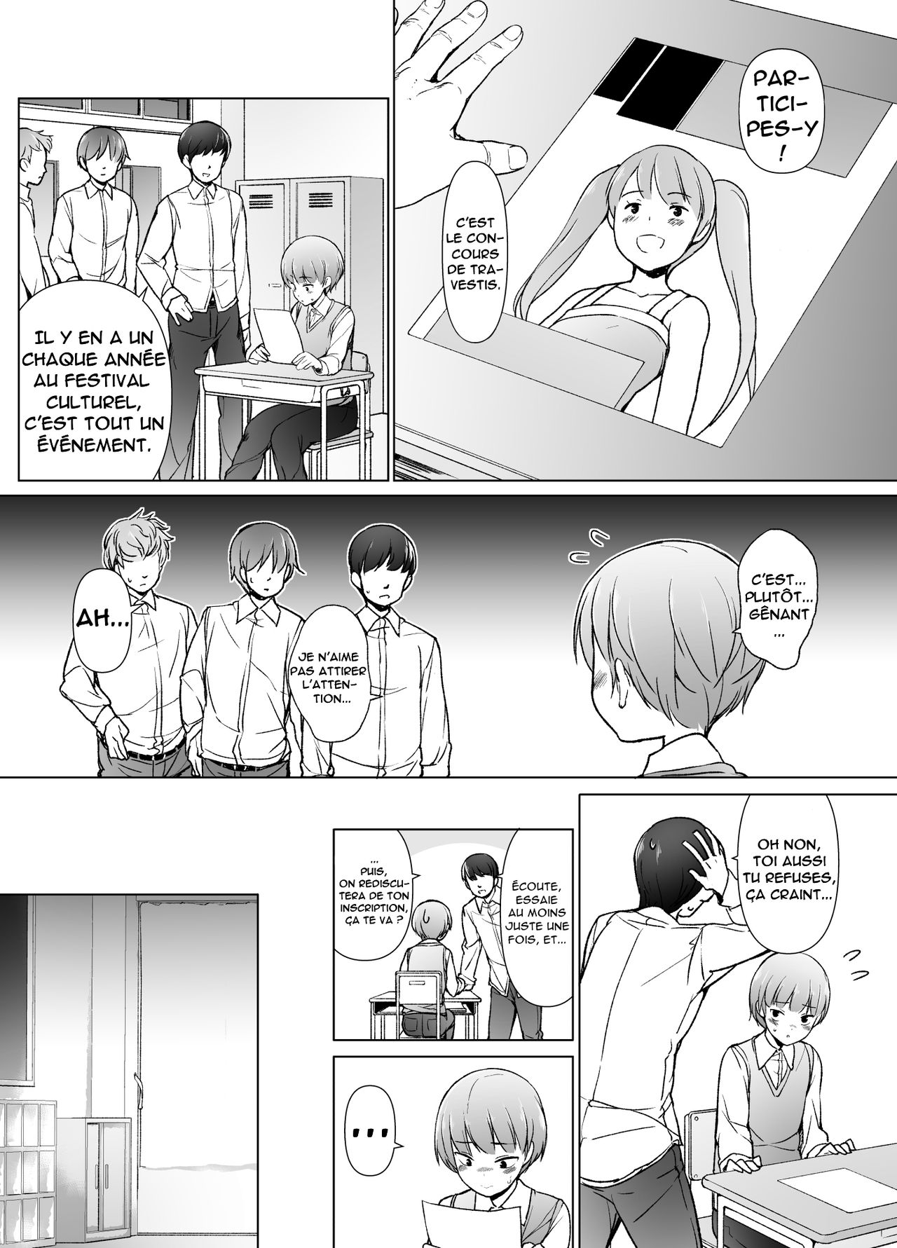 Danshikou no Kawaii Ko ga Josou Shita Hanashi page 4 full