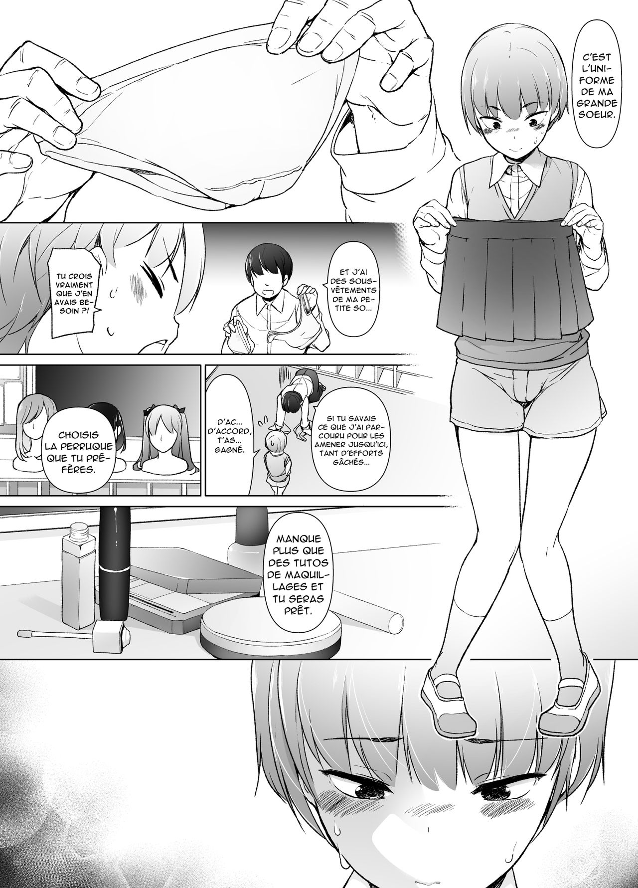 Danshikou no Kawaii Ko ga Josou Shita Hanashi page 5 full
