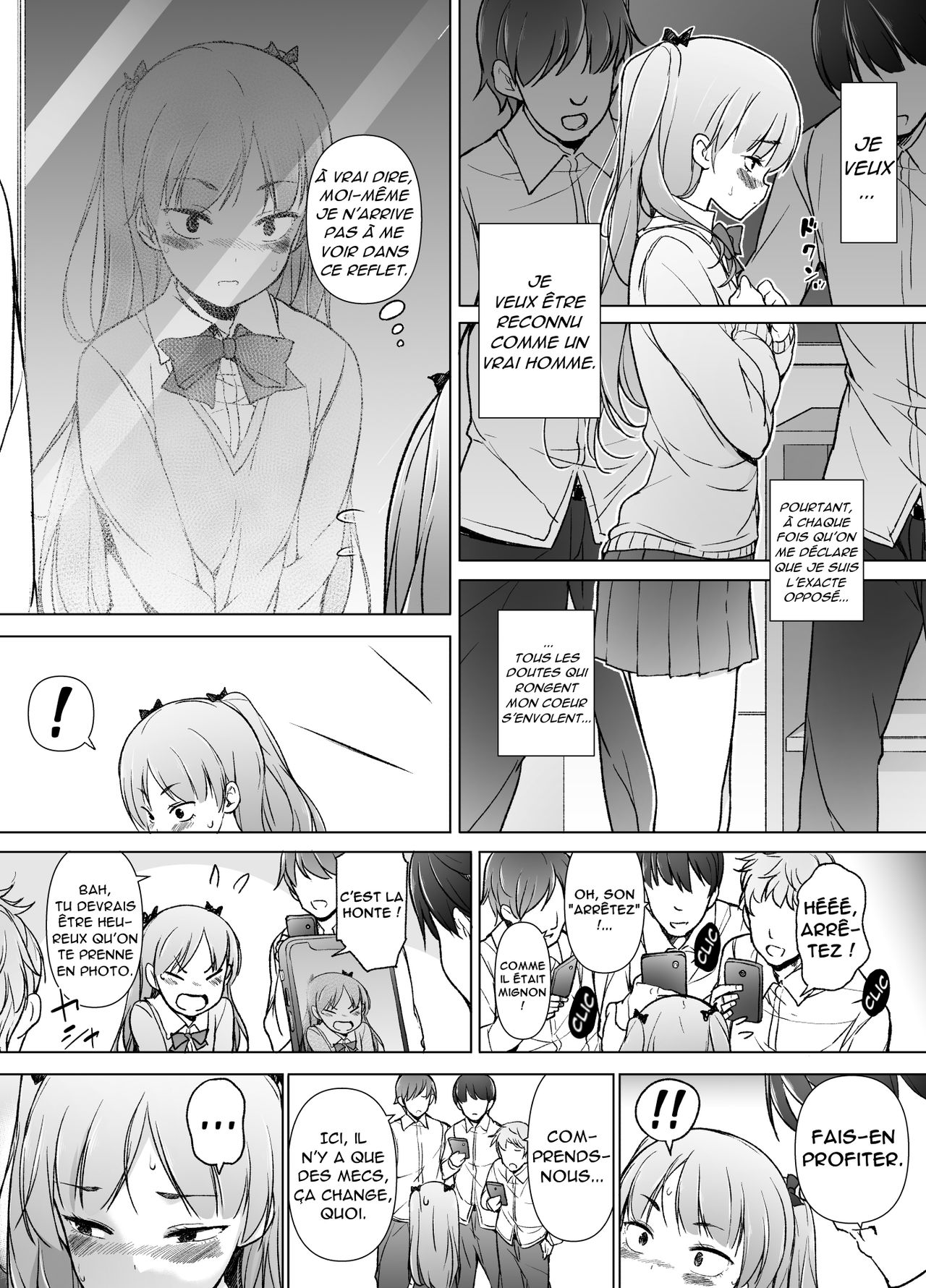Danshikou no Kawaii Ko ga Josou Shita Hanashi page 8 full