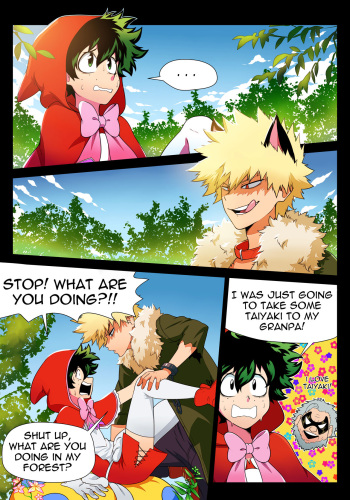 [kitsune23star] BakuDeku (Red Riding Hood) cover