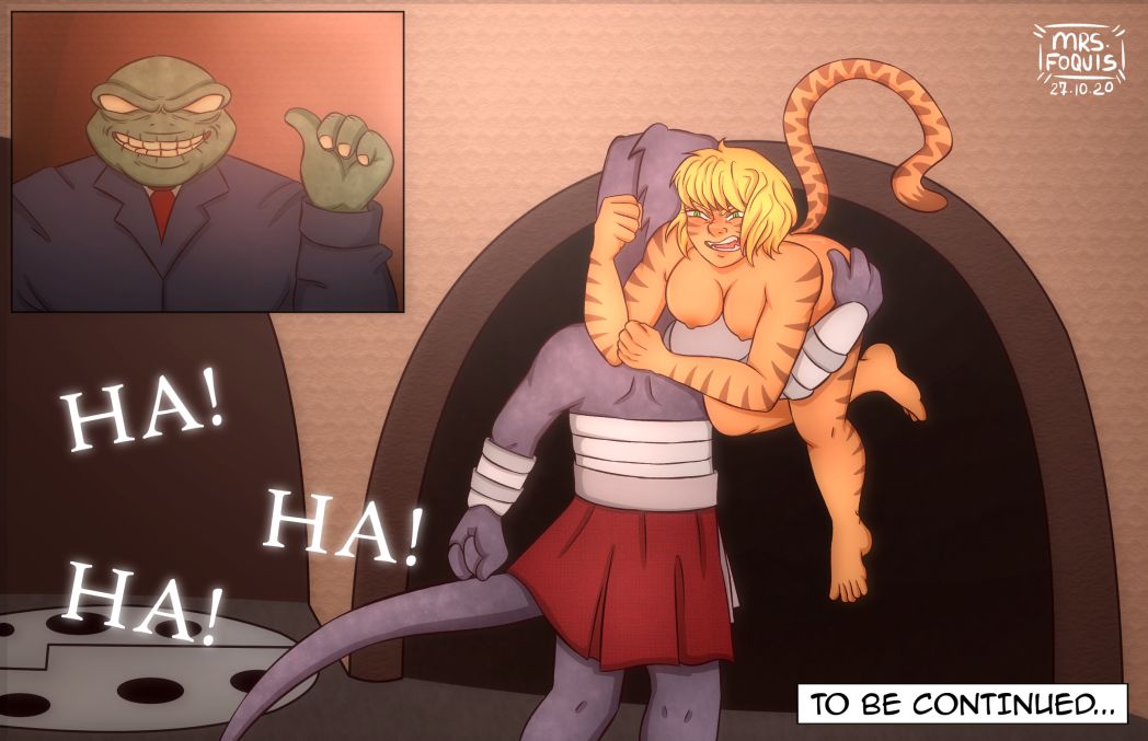 kitraandra comic, issue one lair of the slime lord artist collaboration page 11 full