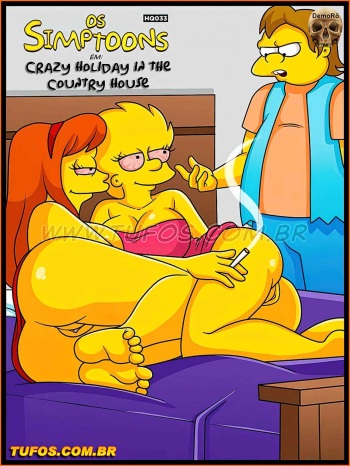 Os Simptoons 33 – Crazy Holiday In The Country House – Tufos - english cover