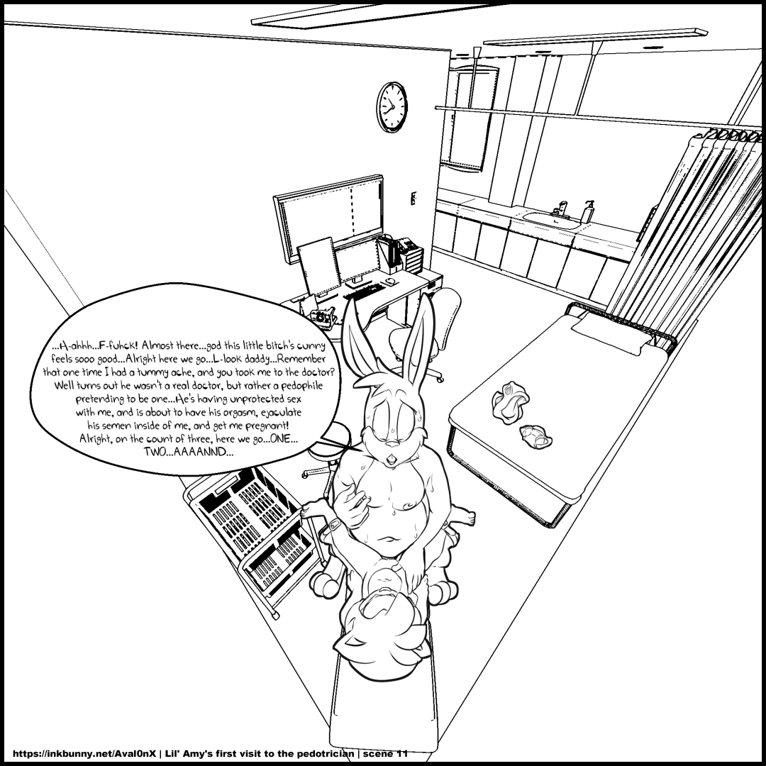 Lil' Amy's first visit to the Pedotrician page 12 full