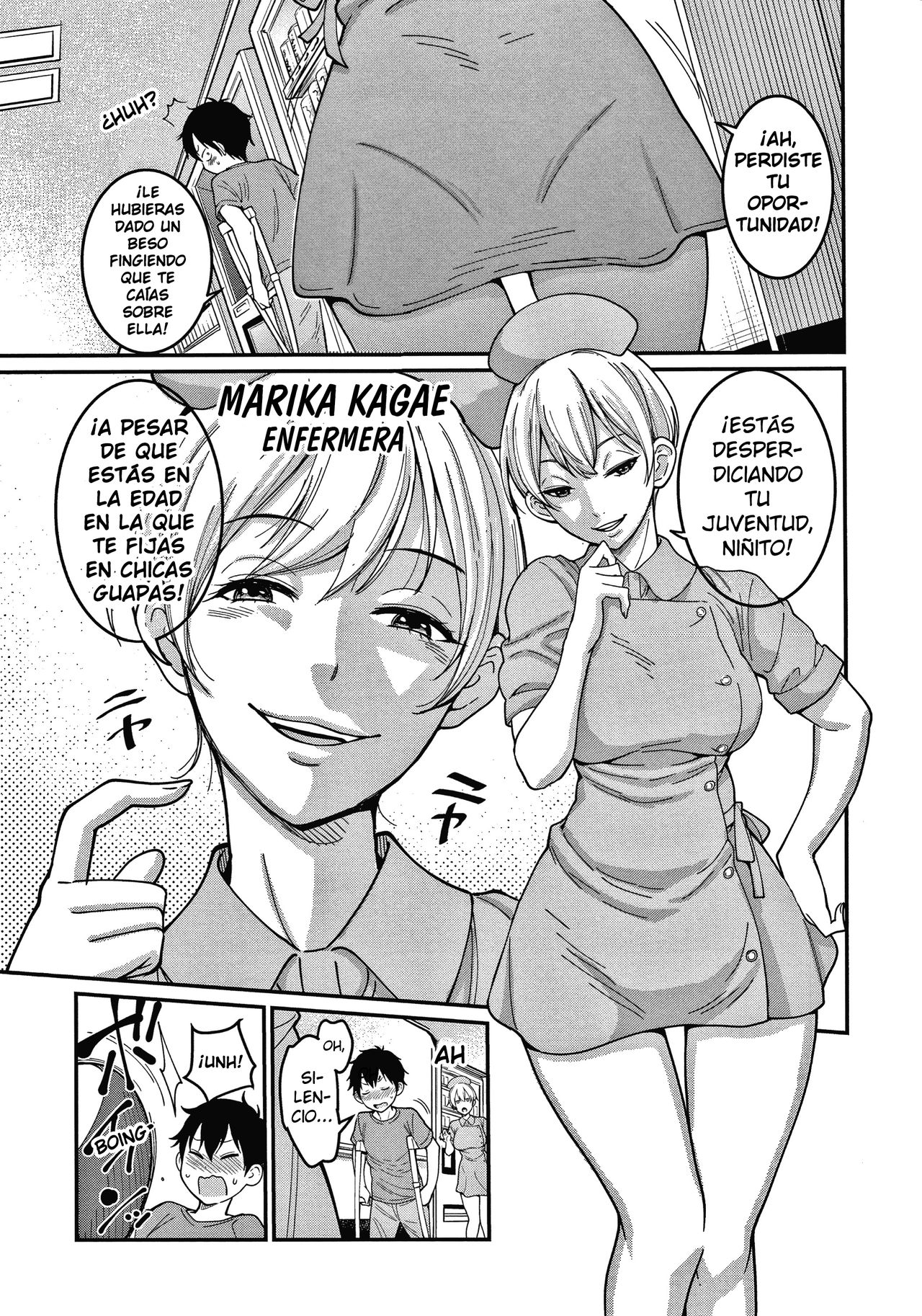 OneShota Byoutou 24-ji Harem Nyuuin Seikatsu | Hospitalización Harem con Cuidados One-Shota 24-7 page 12 full