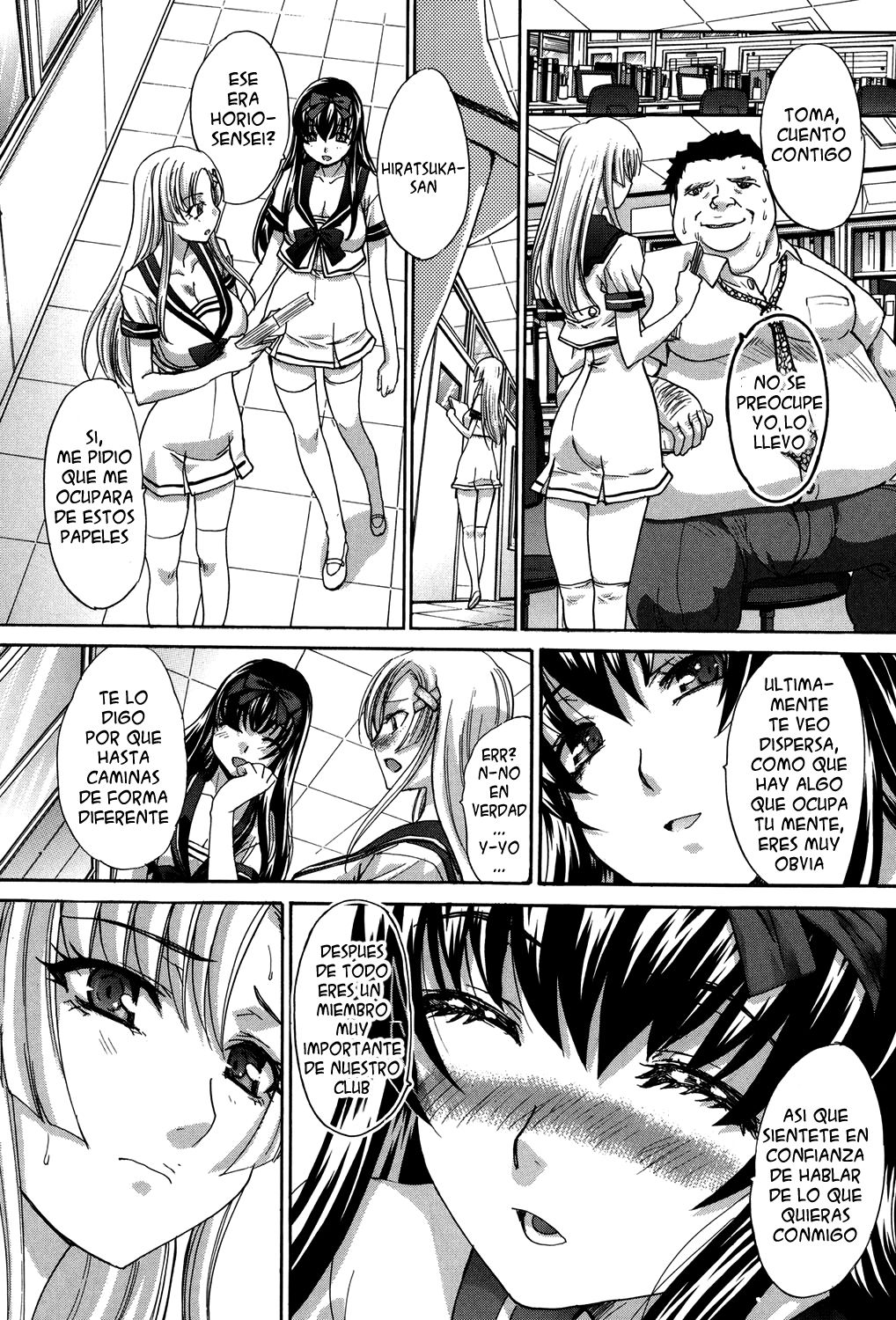 Houkago no Kanojo wa Neburarete Naku. | Despues de la escuela mi novia hace sonidos obscenos Ch. 1-4 page 12 full