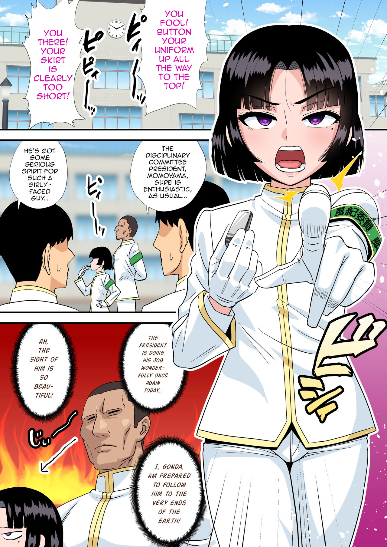 Okappa Fuuki Iinchou to Kanchigai Sex page 2 full