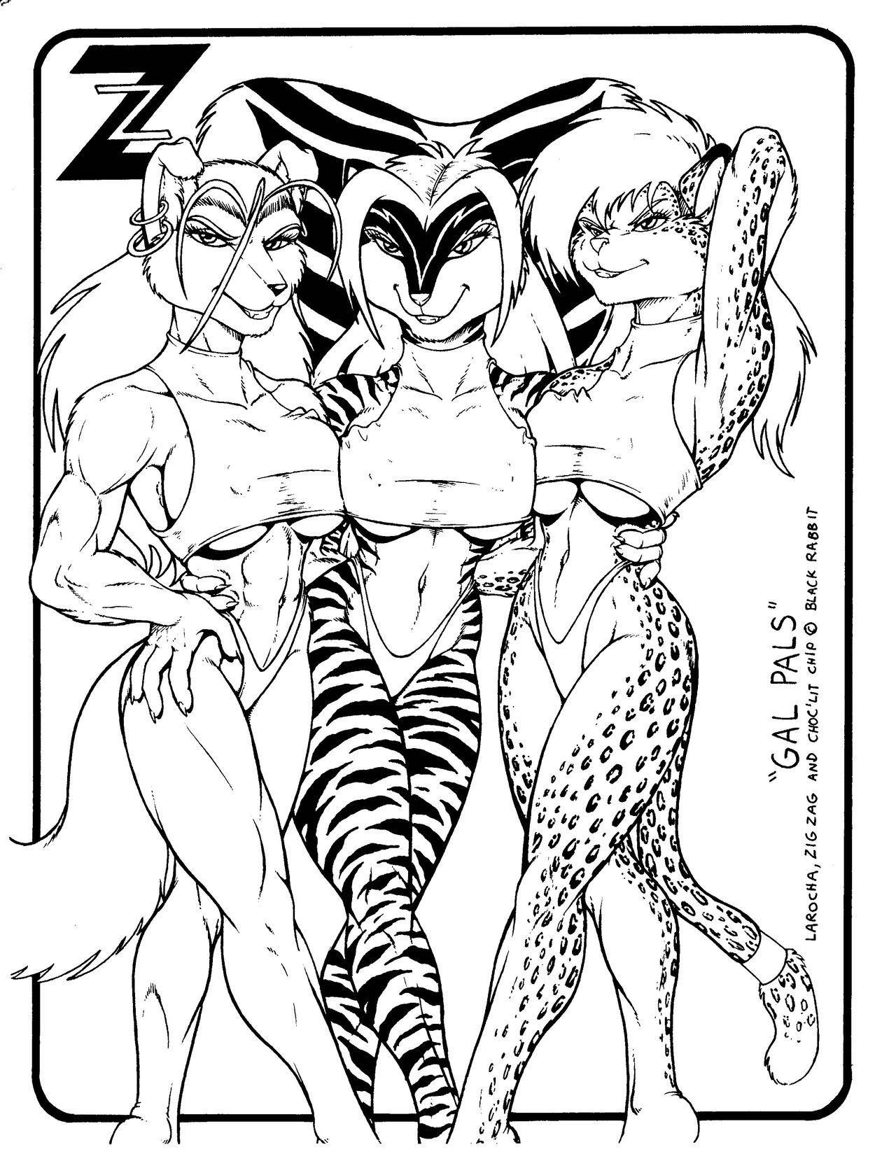 Zig Zag: Black and White and Black by Max Blackrabbit page 12 full