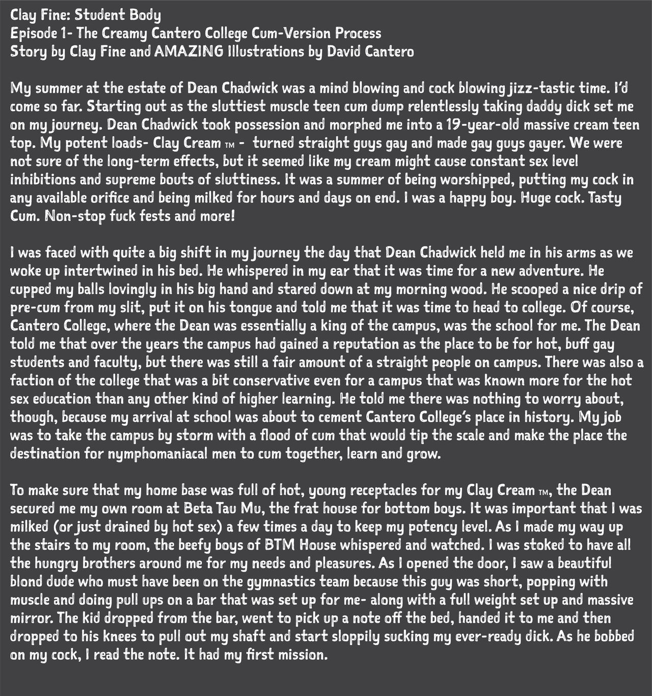 Clay Fine - Student Body page 1 full