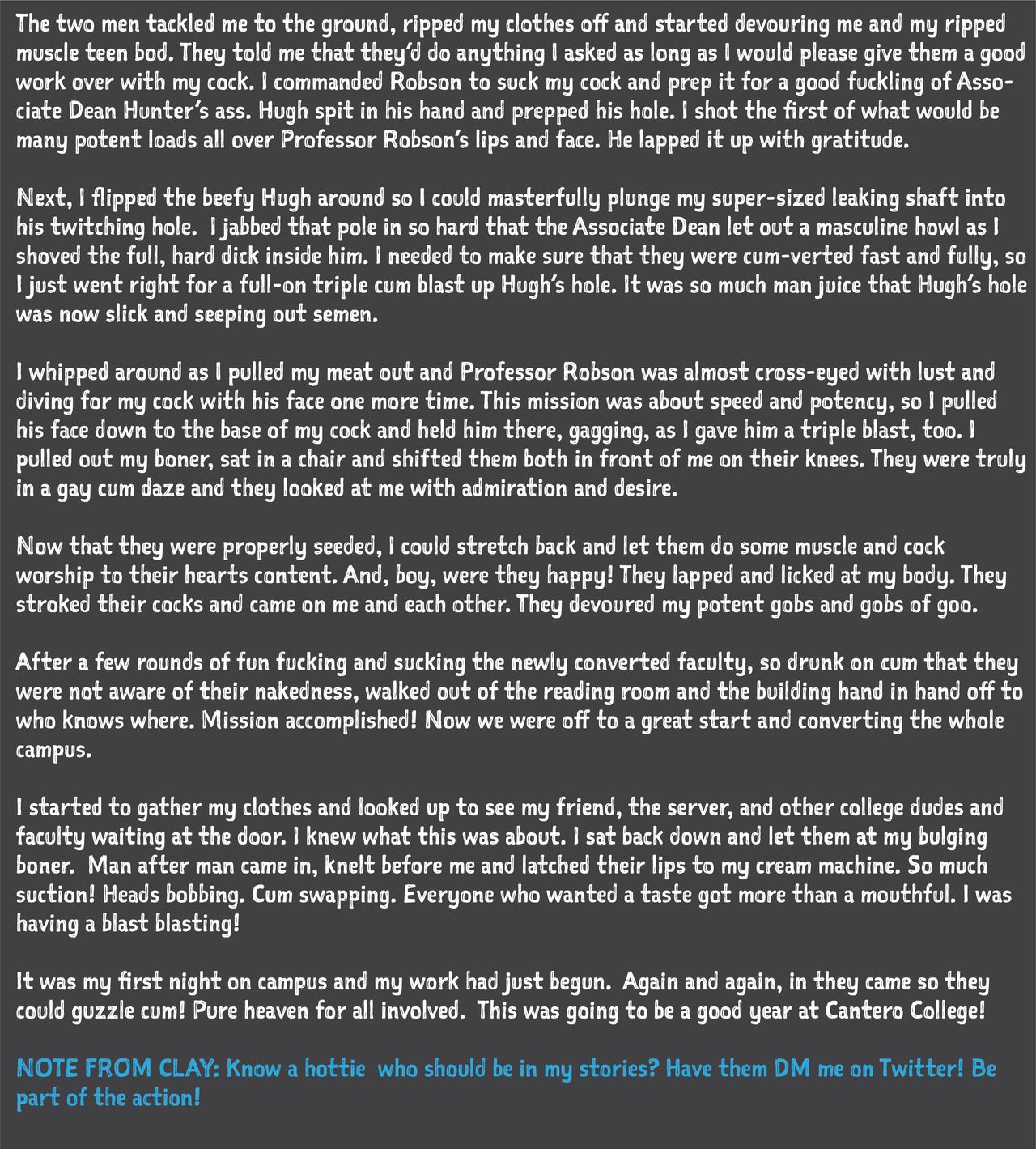 Clay Fine - Student Body page 3 full