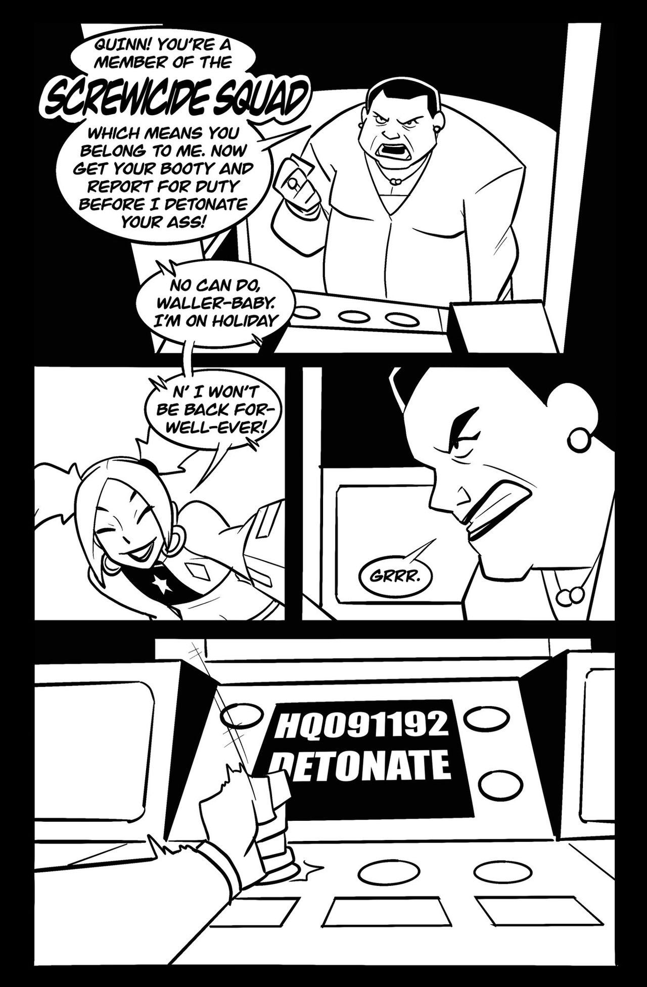 - DC Comics - Nightwing x Harley Quinn page 11 full