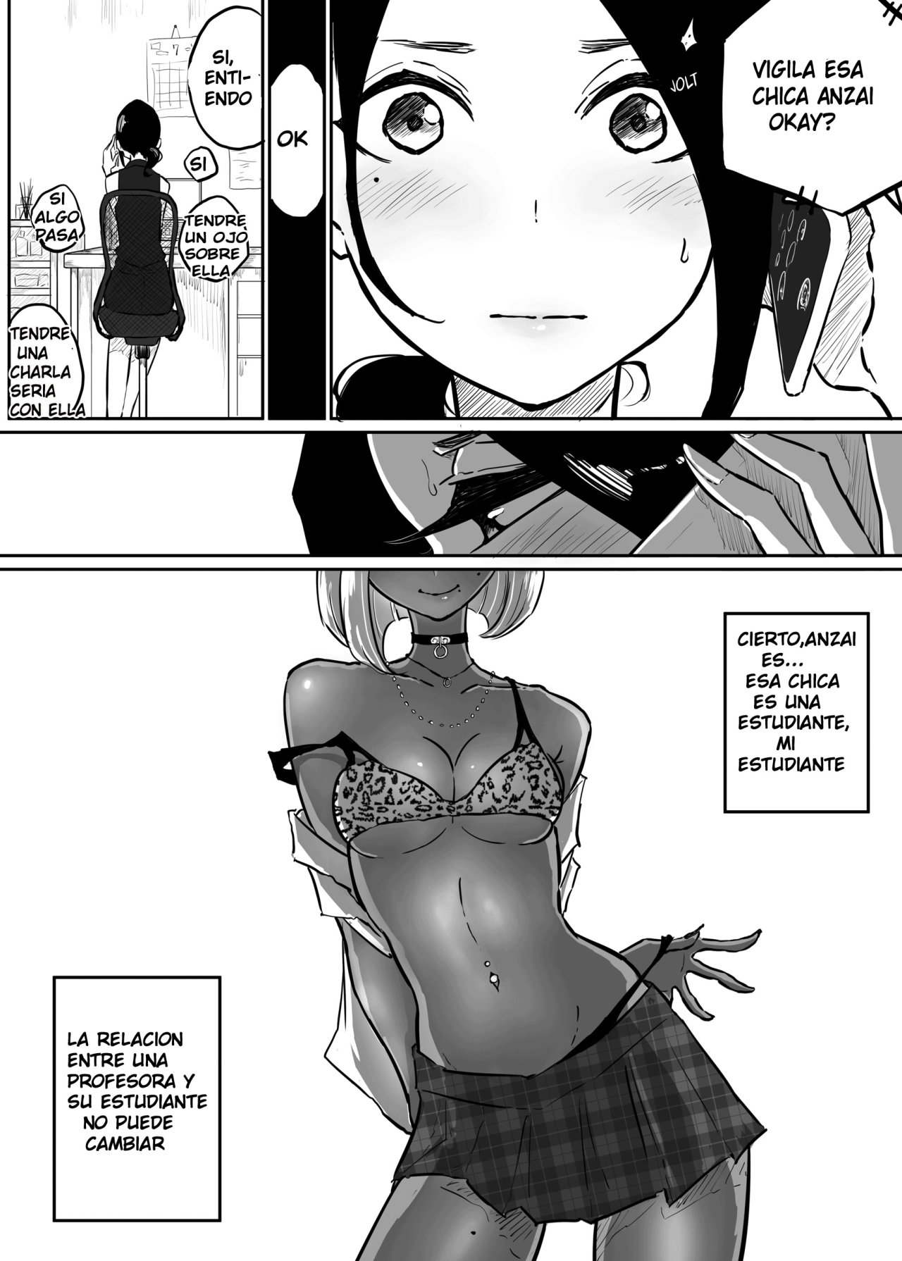 Sparta Sensei ga Oshiego no Bitch Gal ni Ecchi na Koto Sareru Hanashi 2 | The Story of a Strict Teacher Who Got Fucked by Her Gyaru Bitch Student #2 page 9 full
