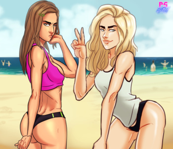[various] Erica Andreyko & Brianna (by Andava) [OC] cover