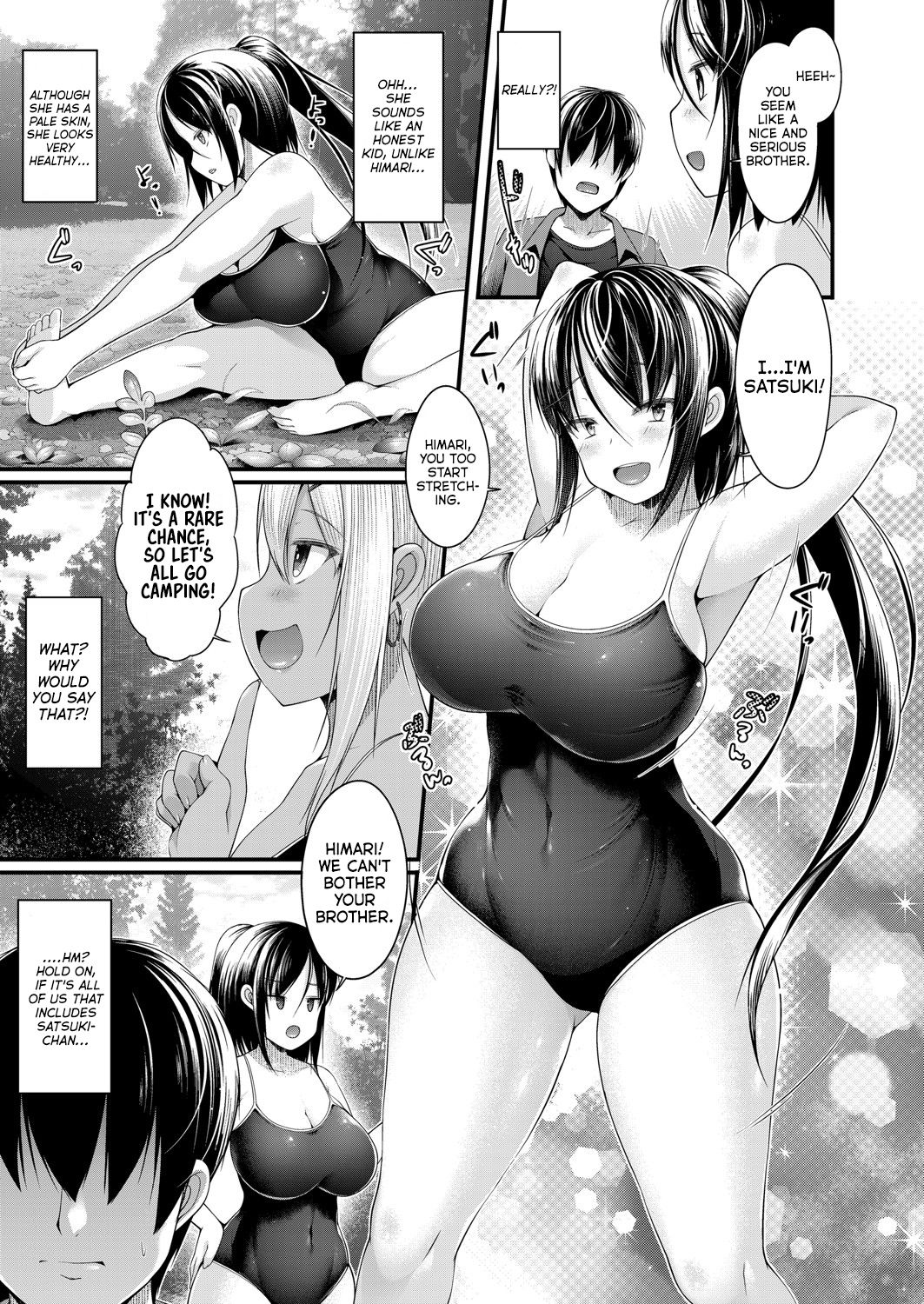 Hitori Camp o Shite itara Kuro Gal JK na Imouto to Imouto no Tomodachi ga Rannyuu shite kita Kekka Zempen page 7 full