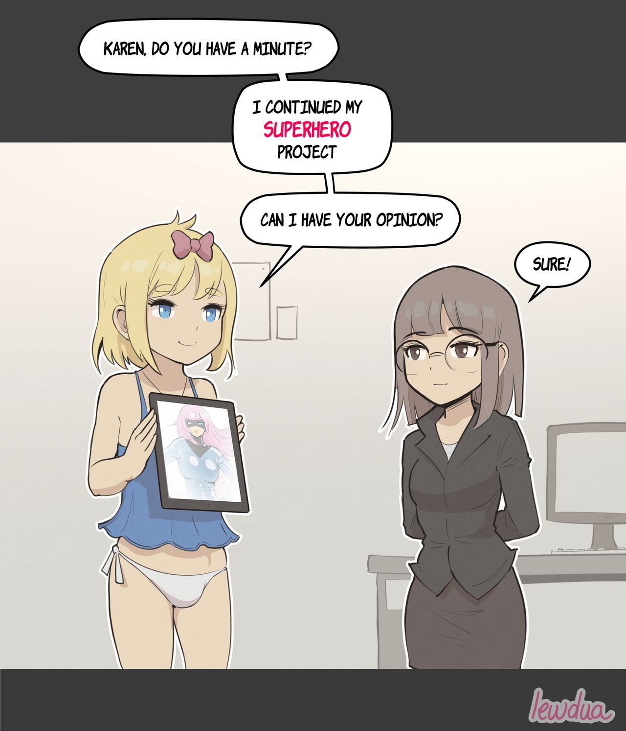 Pink Shadow page 1 full