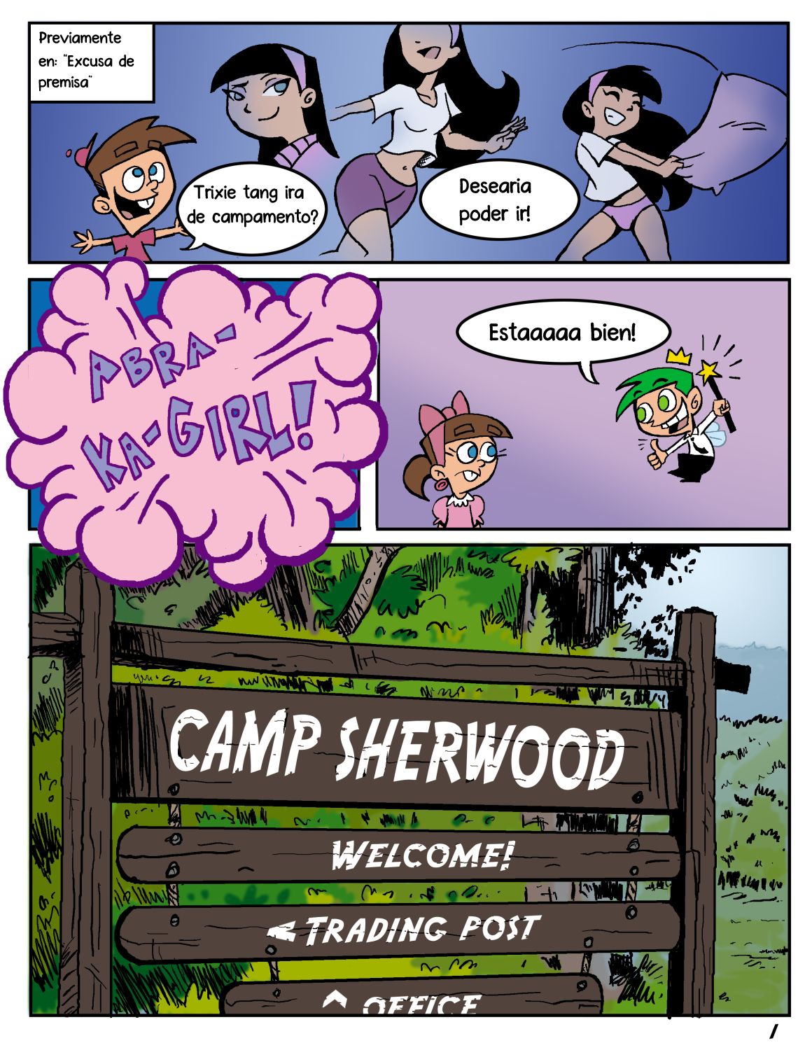 Camp Sherwood page 1 full