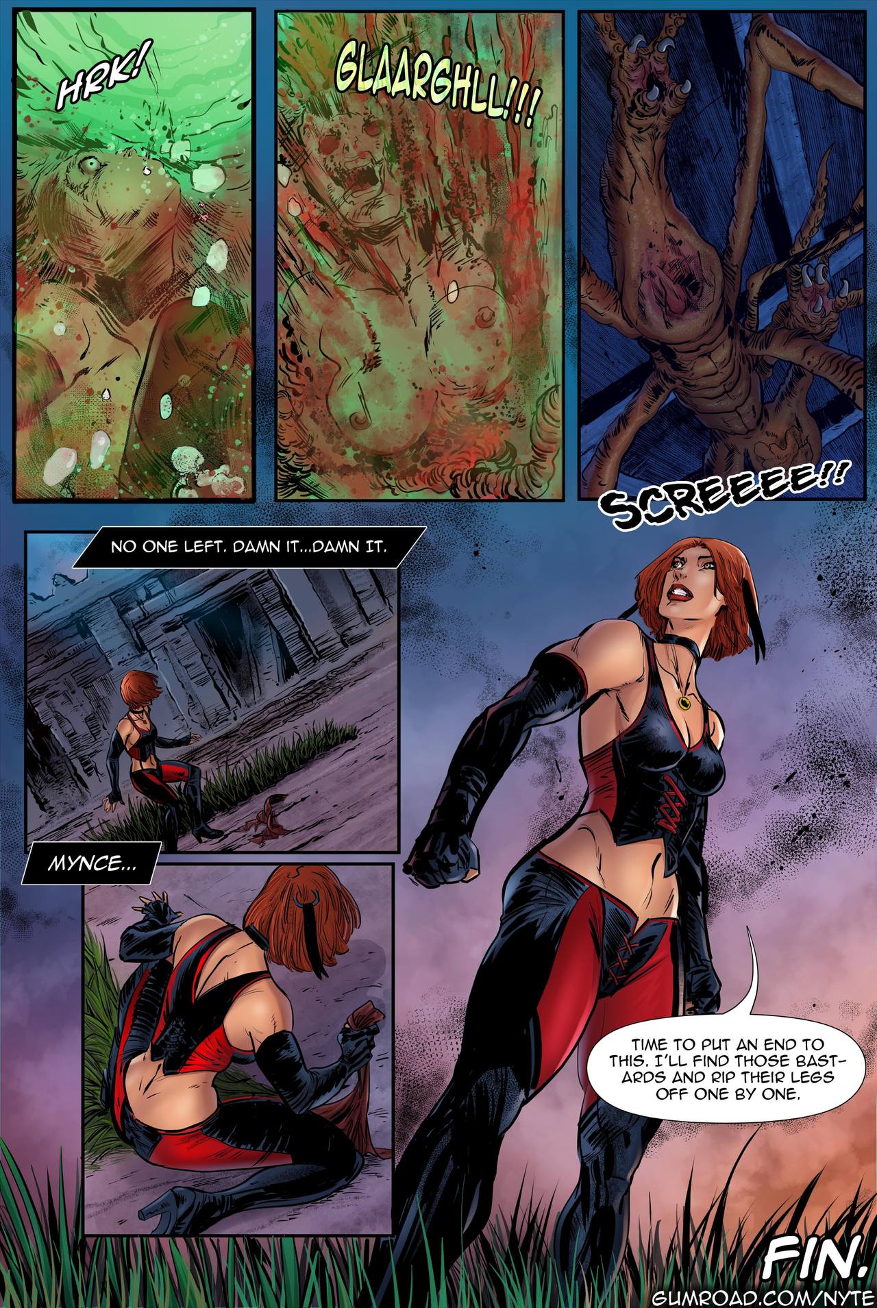 Bloodrayne: Mynce as Meat page 8 full