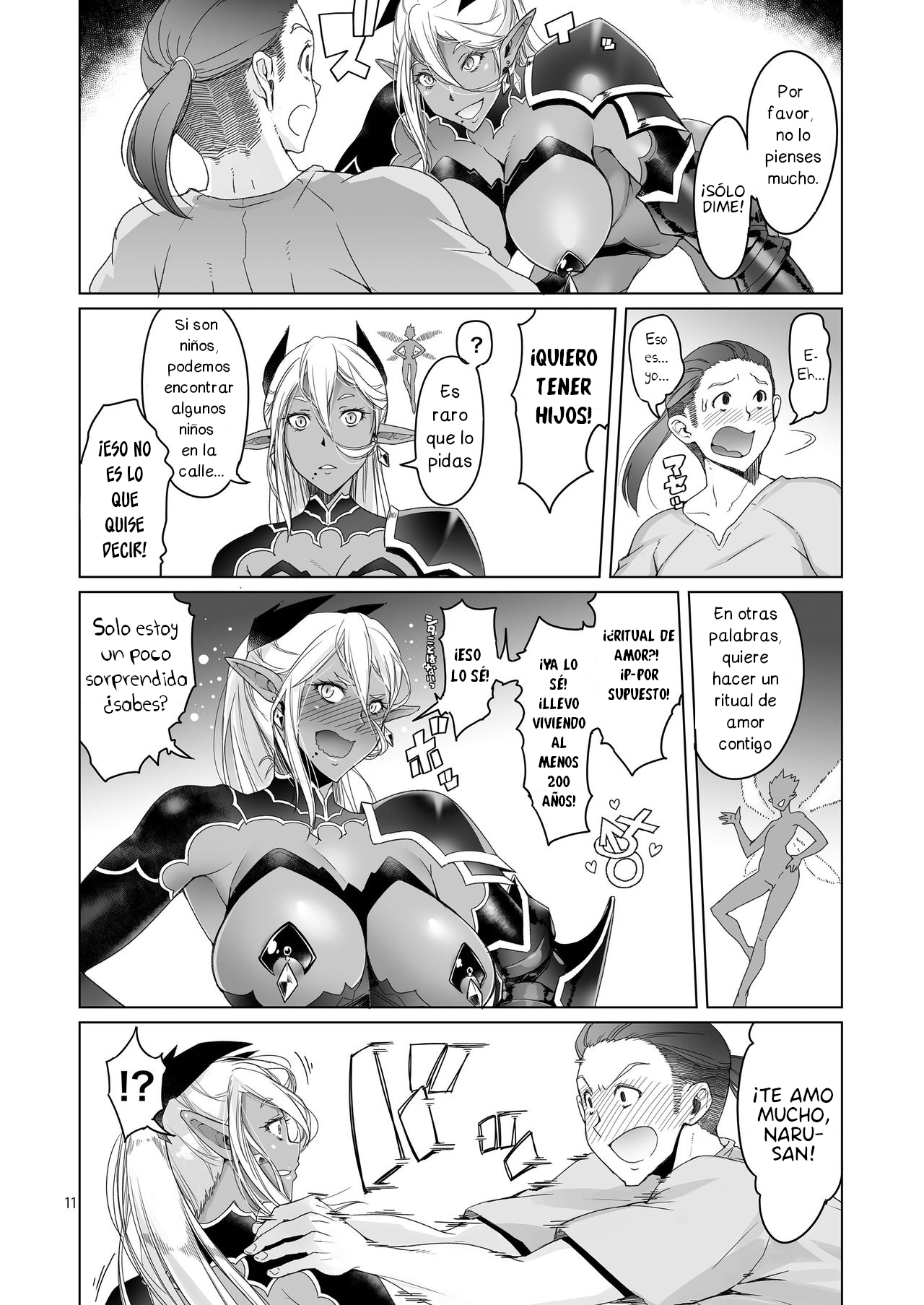 Dark Elf to Yorozu no Zenkou page 11 full