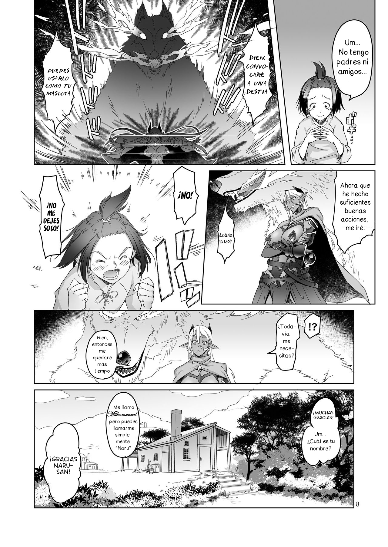 Dark Elf to Yorozu no Zenkou page 8 full
