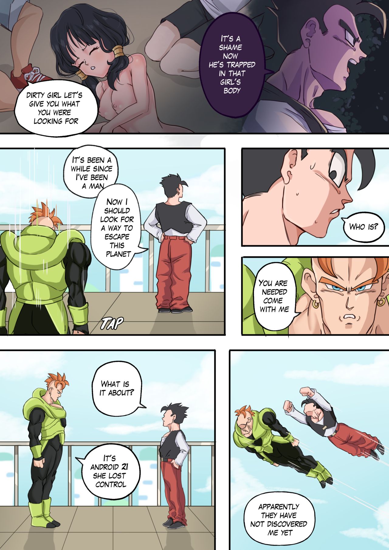 The Ginyu Saga! Pt.3 page 4 full