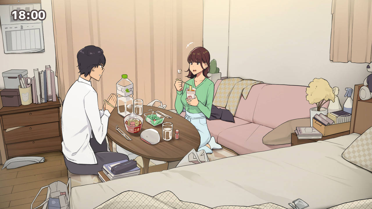 Hitorigurashi no Joshidaisei no Oheya, Tomodachi to Ichinichi Shuuchuu shite Benkyoukai shiyou to Kimeta Hi | Подготовка к экзамену с моим другом page 10 full